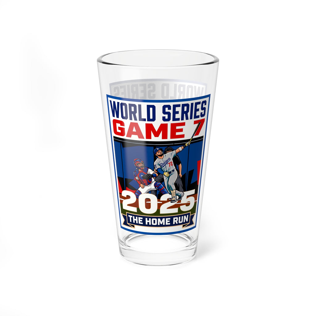2025 World Series Game 7  Baseball Mixing Glass – The Home Run