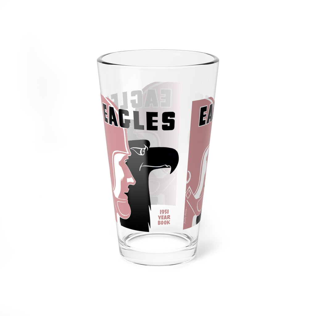 1951 Vintage Philadelphia Eagles Football Yearbook Cover  -  Pint Glass, 16oz