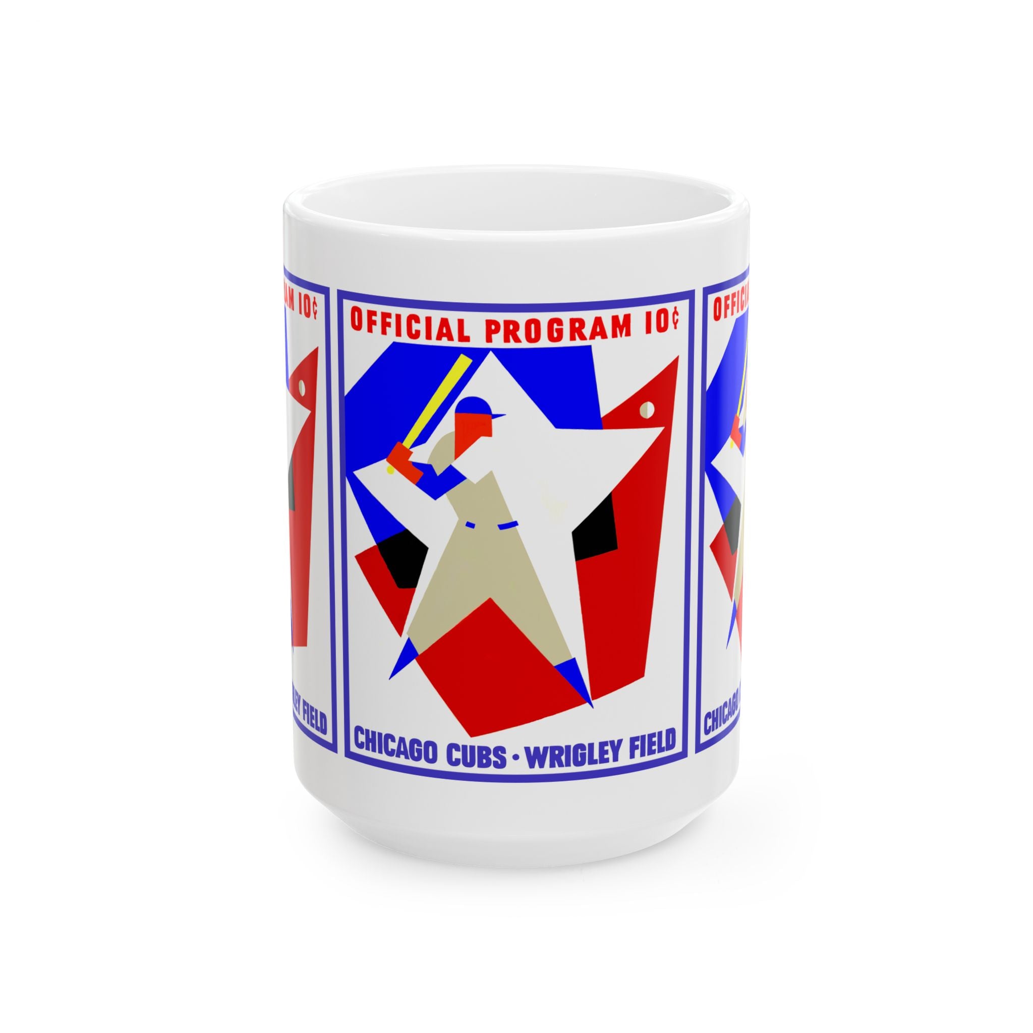 1957 Chicago Baseball Mug | Vintage Ceramic Coffee Cup 11oz and 15oz