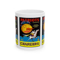 1960 Vintage Los Angeles Chargers - Boston Patriots Football Program Cover - Ceramic Mug, 11oz