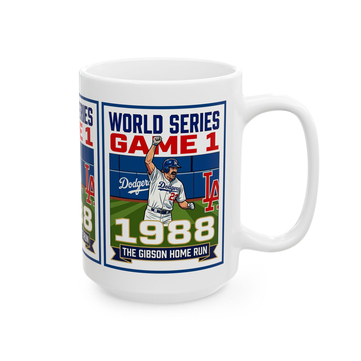 1988 World Series Mug – The Gibson Home Run Ceramic Coffee Cup (11oz/15oz)