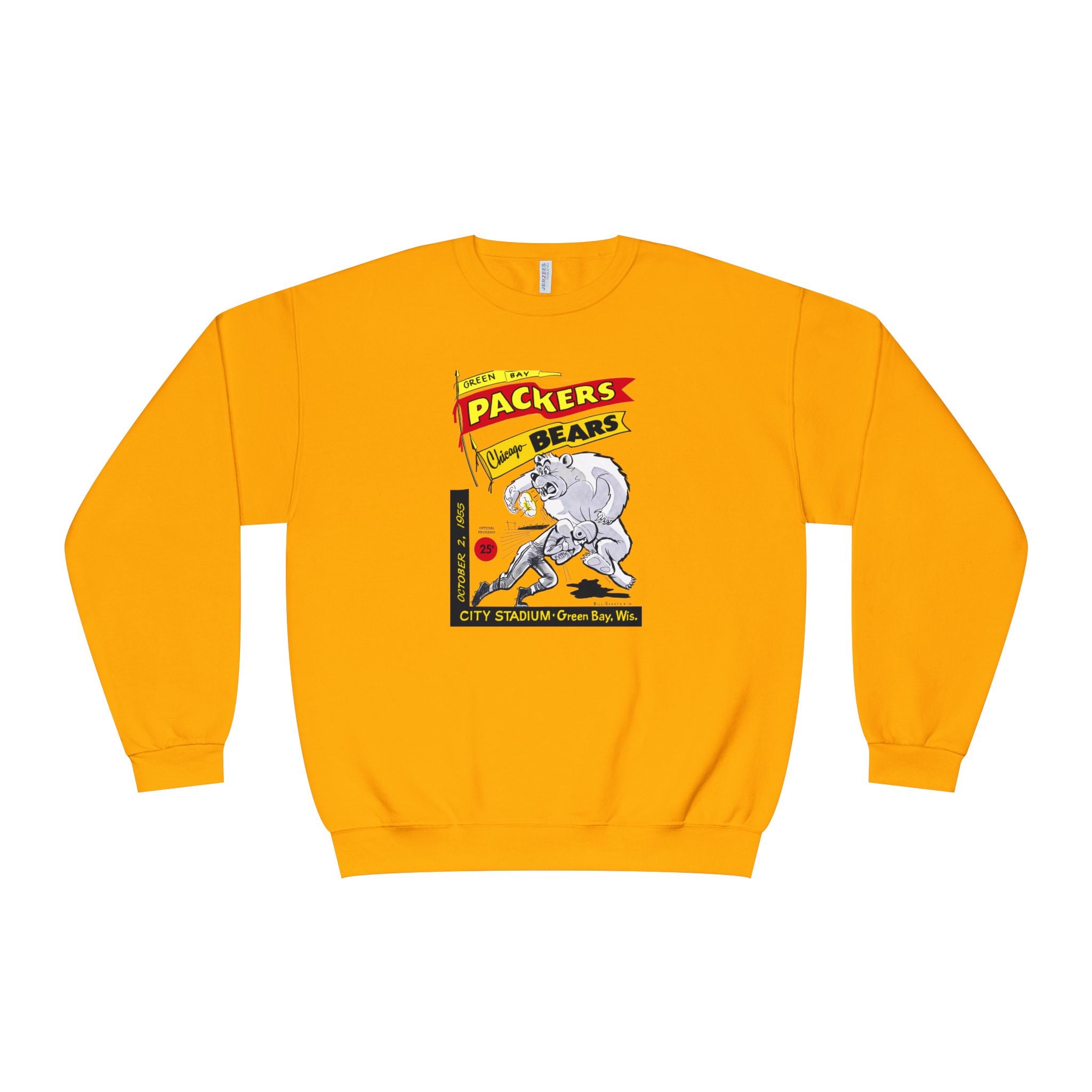 1955 Vintage Bears - Packers Football -  NuBlend® Crewneck Sweatshirt