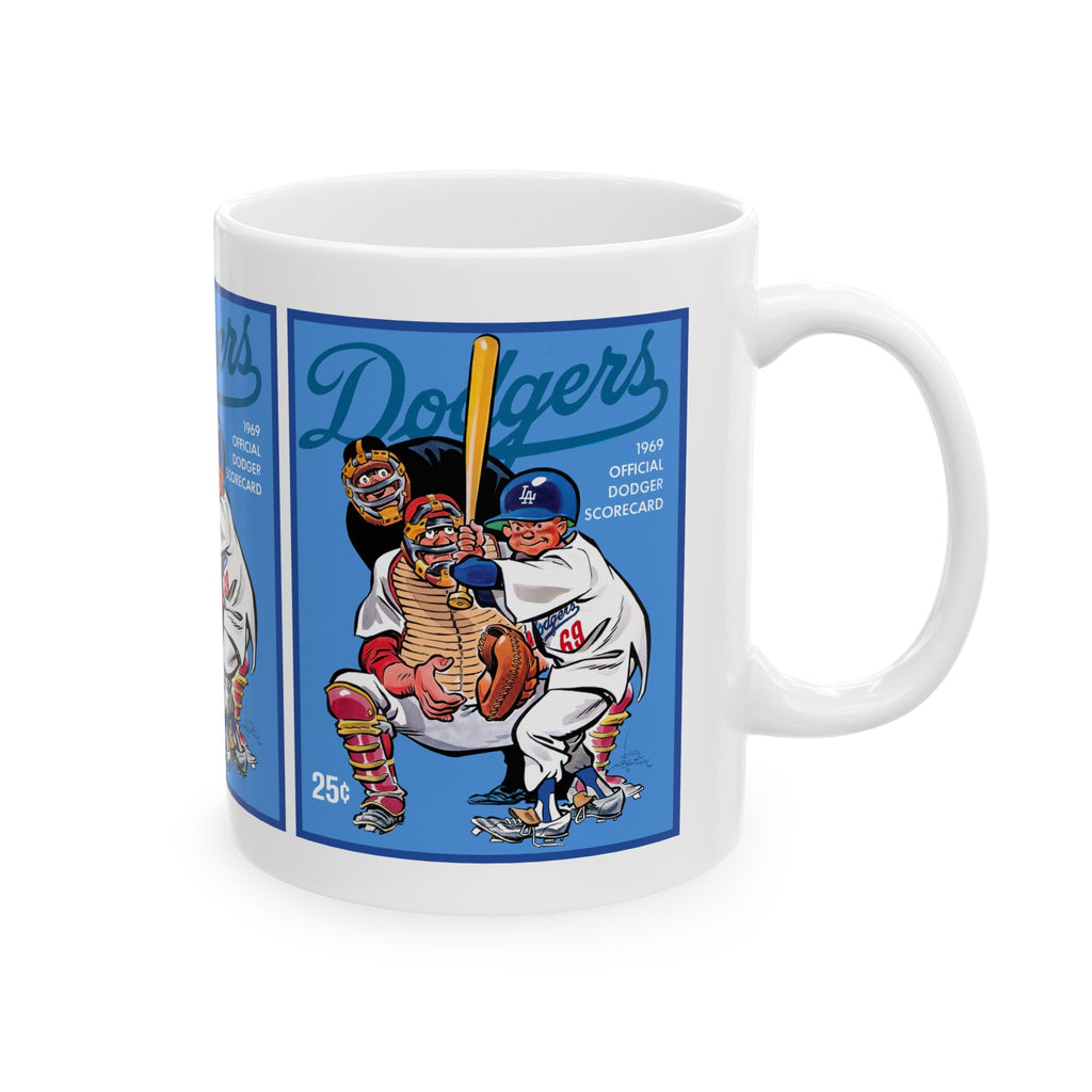 Ceramic Mug, 1969 Baseball Dodgers Gift, Sports Fan Coffee Cup, LA Baseball Team Memorabilia, Baseball Lover Mug, Baseball Memorabilia