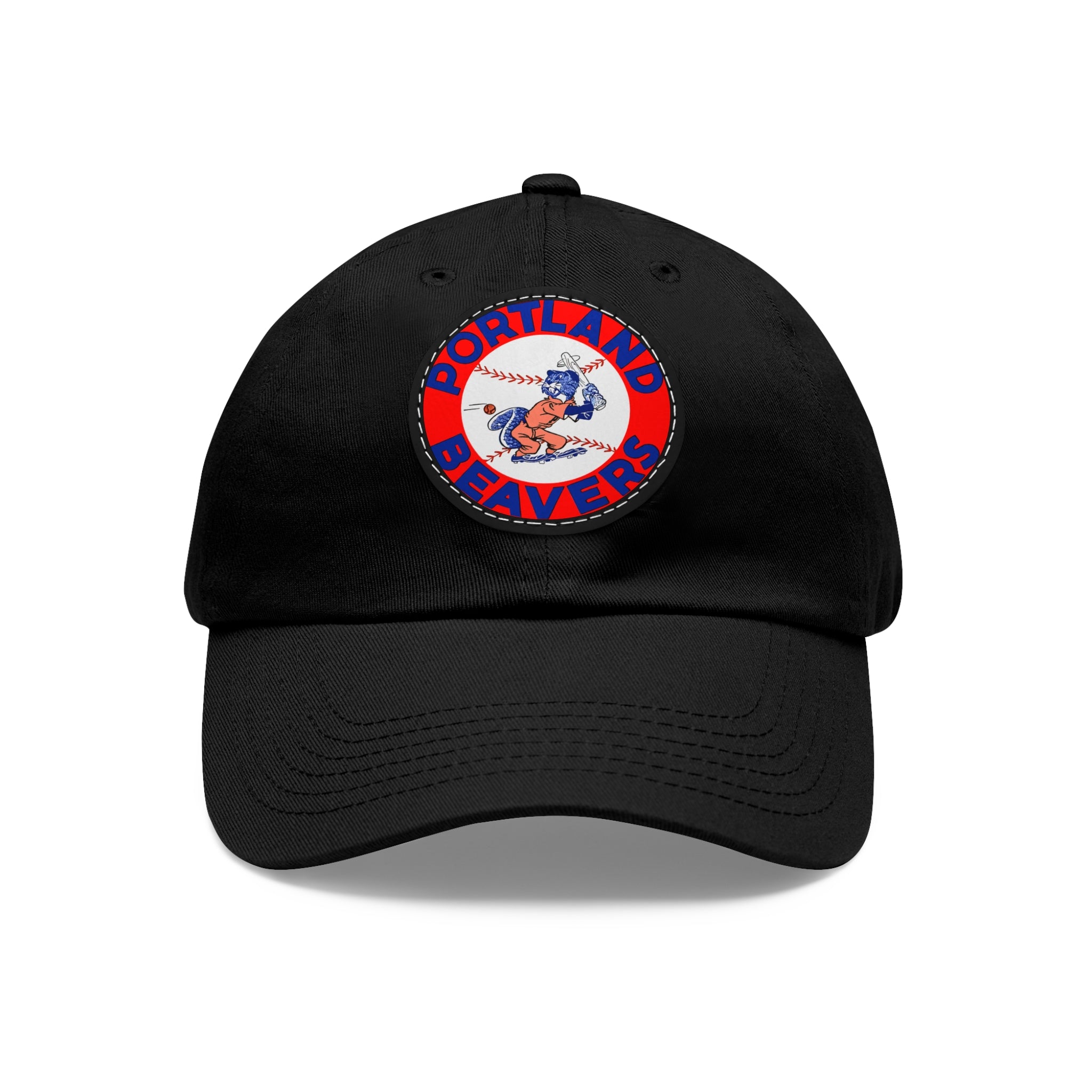 1967 Vintage Portland Beavers - Pacific Coast League Baseball - Dad Hat with Leather Patch (Round)