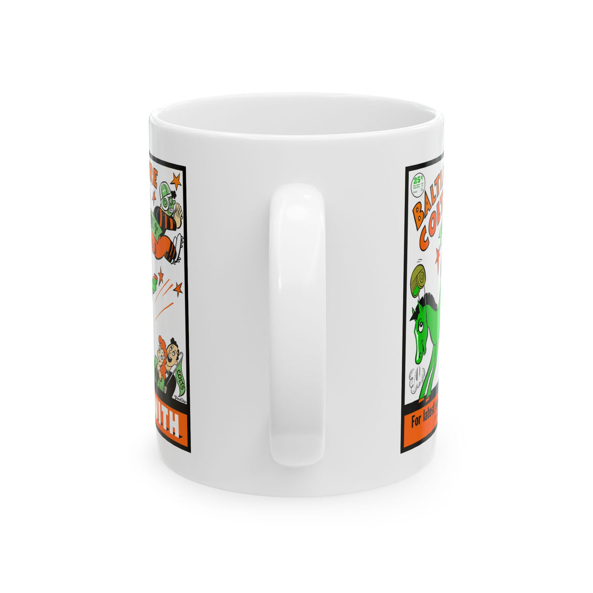 1948 Football Baltimore Colts - Cleveland Browns Vintage Ceramic Mug (11oz, 15oz)