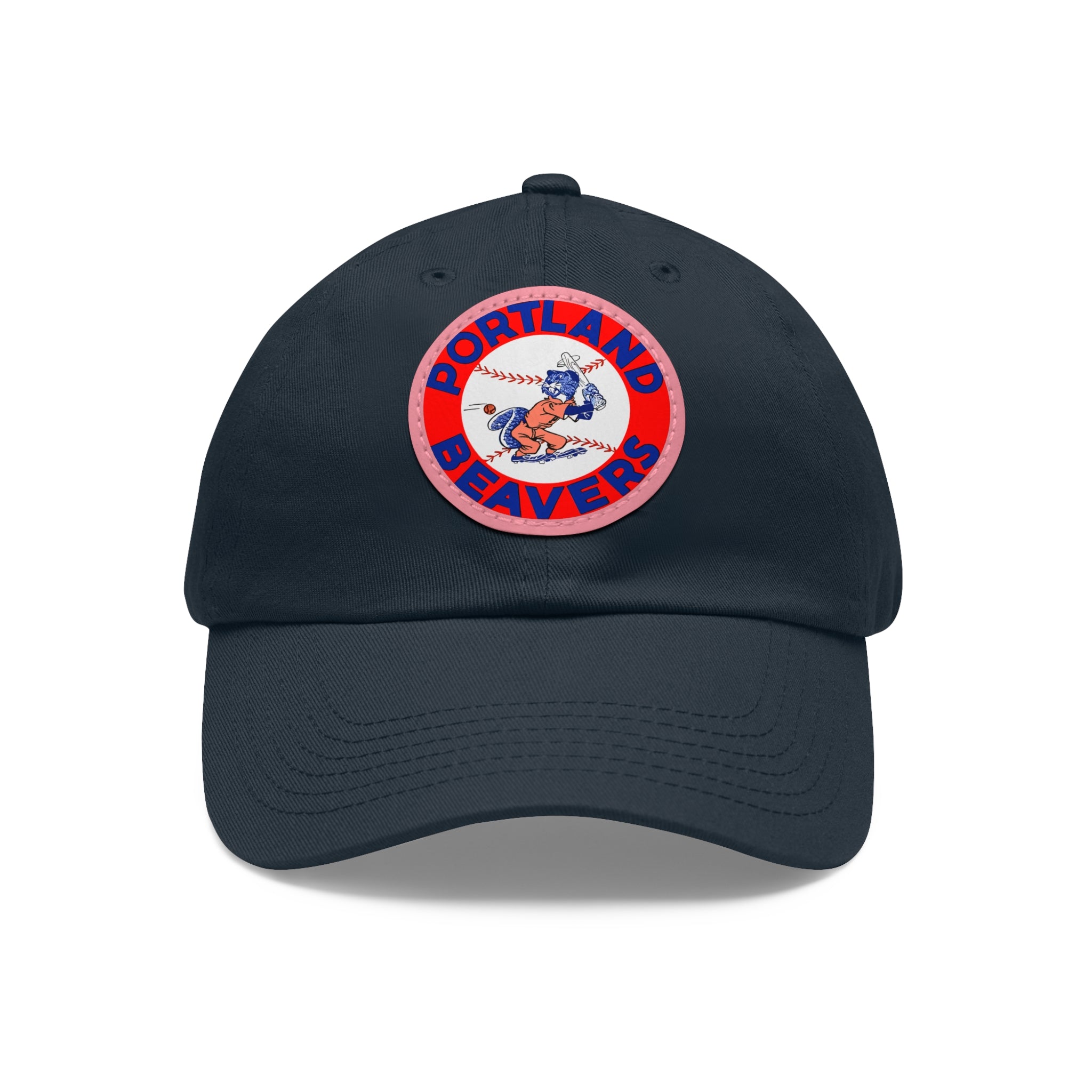 1967 Vintage Portland Beavers - Pacific Coast League Baseball - Dad Hat with Leather Patch (Round)
