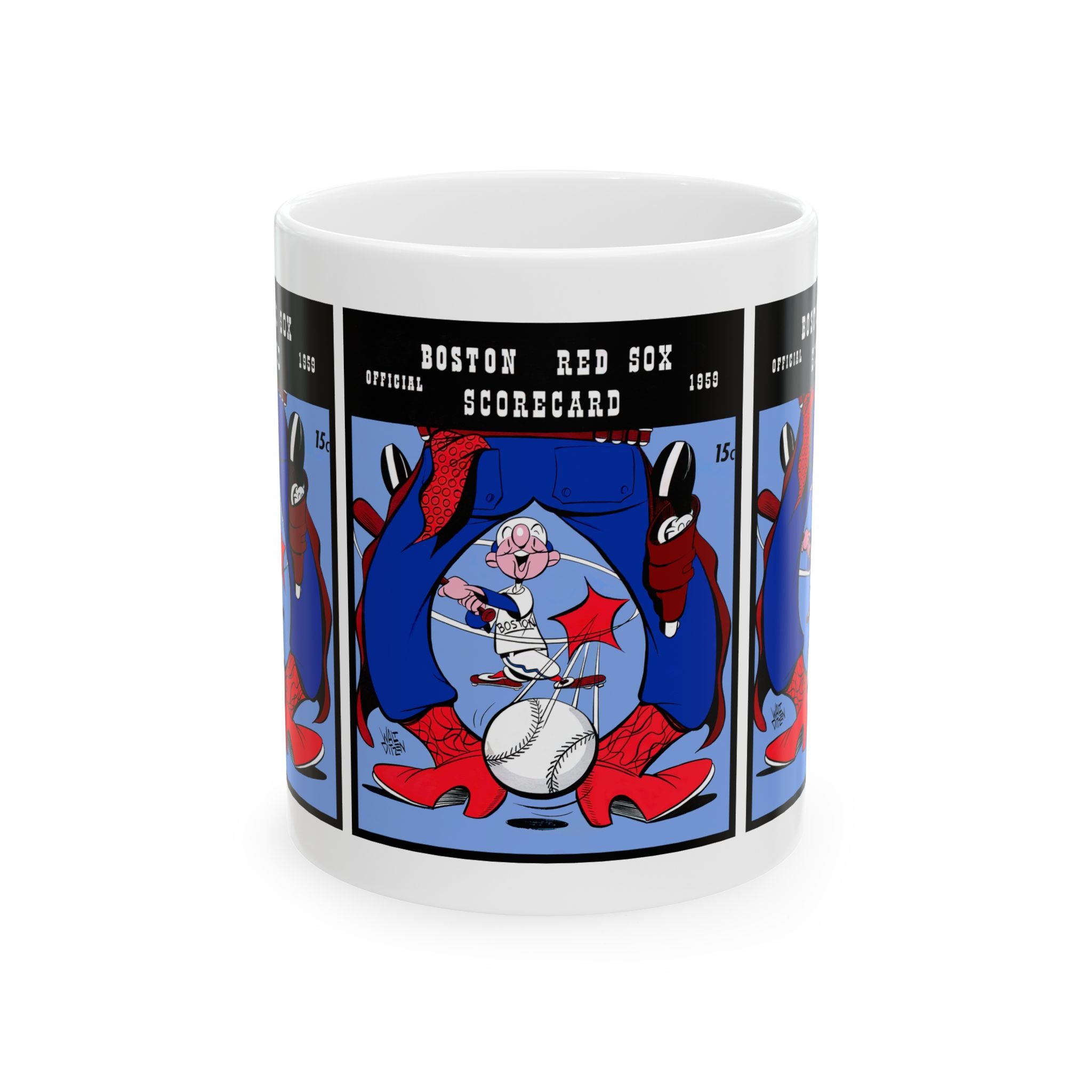 Ceramic Mug, 1959 Baseball Spring Training Boston Red Sox - Vintage Sports Fan Gift, Baseball Memorabilia, Red Sox Fan Mug, Baseball