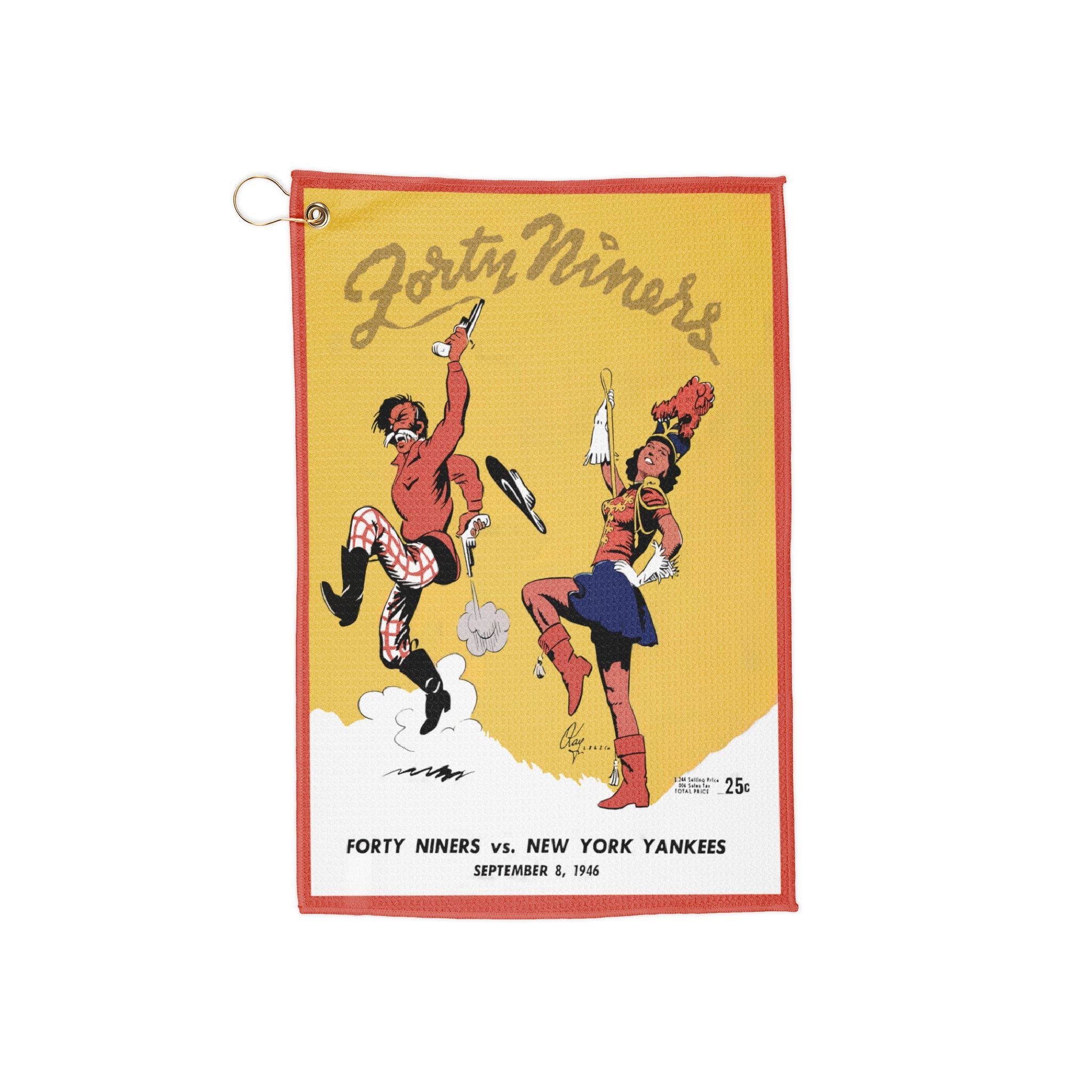 1946 Football 49ers-Yankees Golf Towels | Vintage Sports