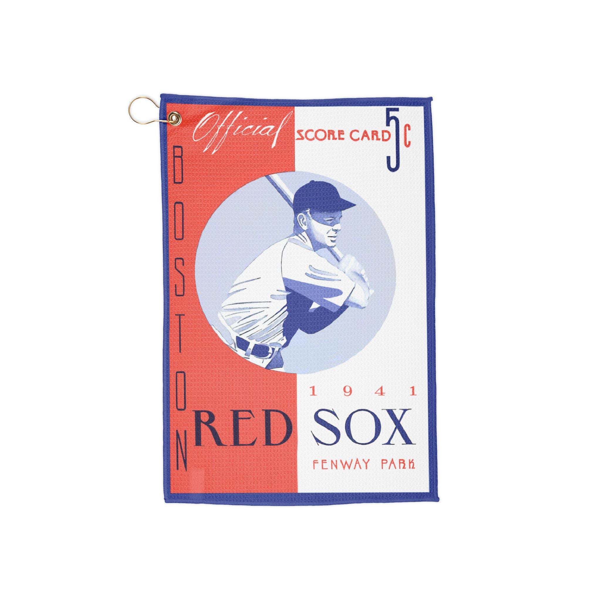 1941 Baseball Boston Golf Towel | Vintage Baseball Design