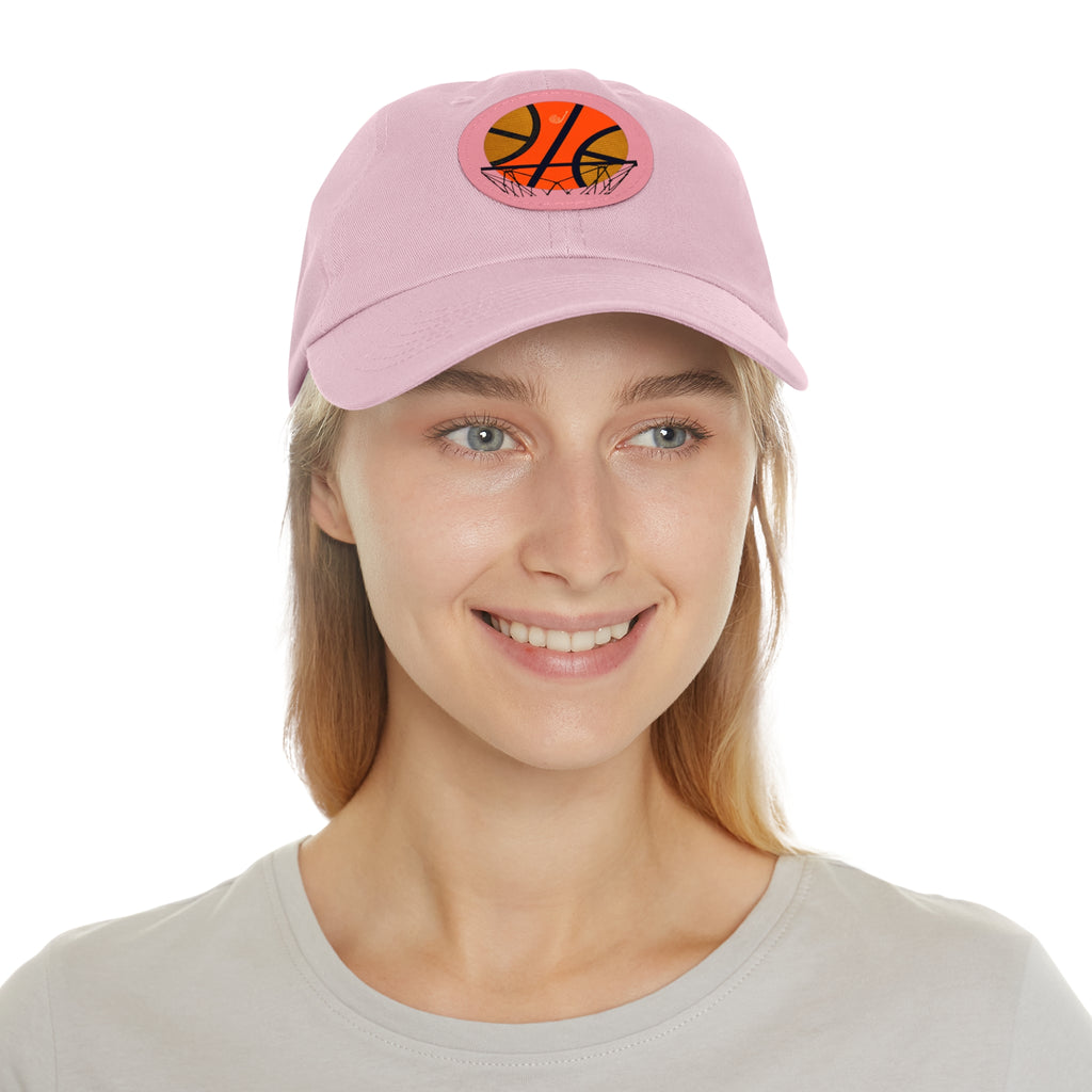 1967- 1968 Vintage Seattle Super Sonics Basketball - Dad Hat with Leather Patch (Round)