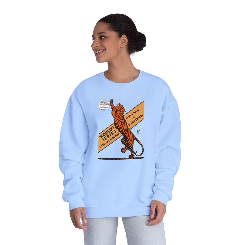 1934 Vintage Cardinals - Tigers Baseball World Series -  NuBlend® Crewneck Sweatshirt