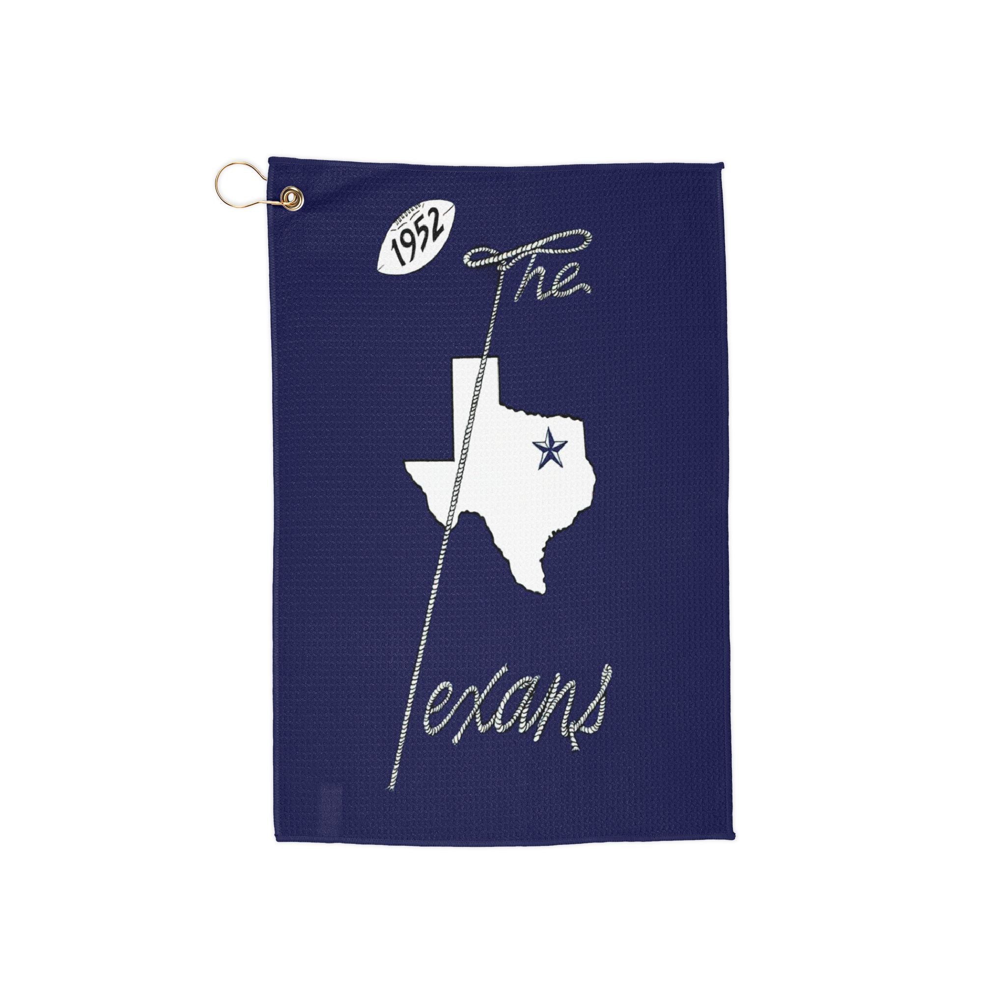 Vintage 1952 Dallas Texans Football Golf Towels - Sports Fan Gift, Retro Golf Accessories, Football Memorabilia, Dallas Sports Decor, Golf