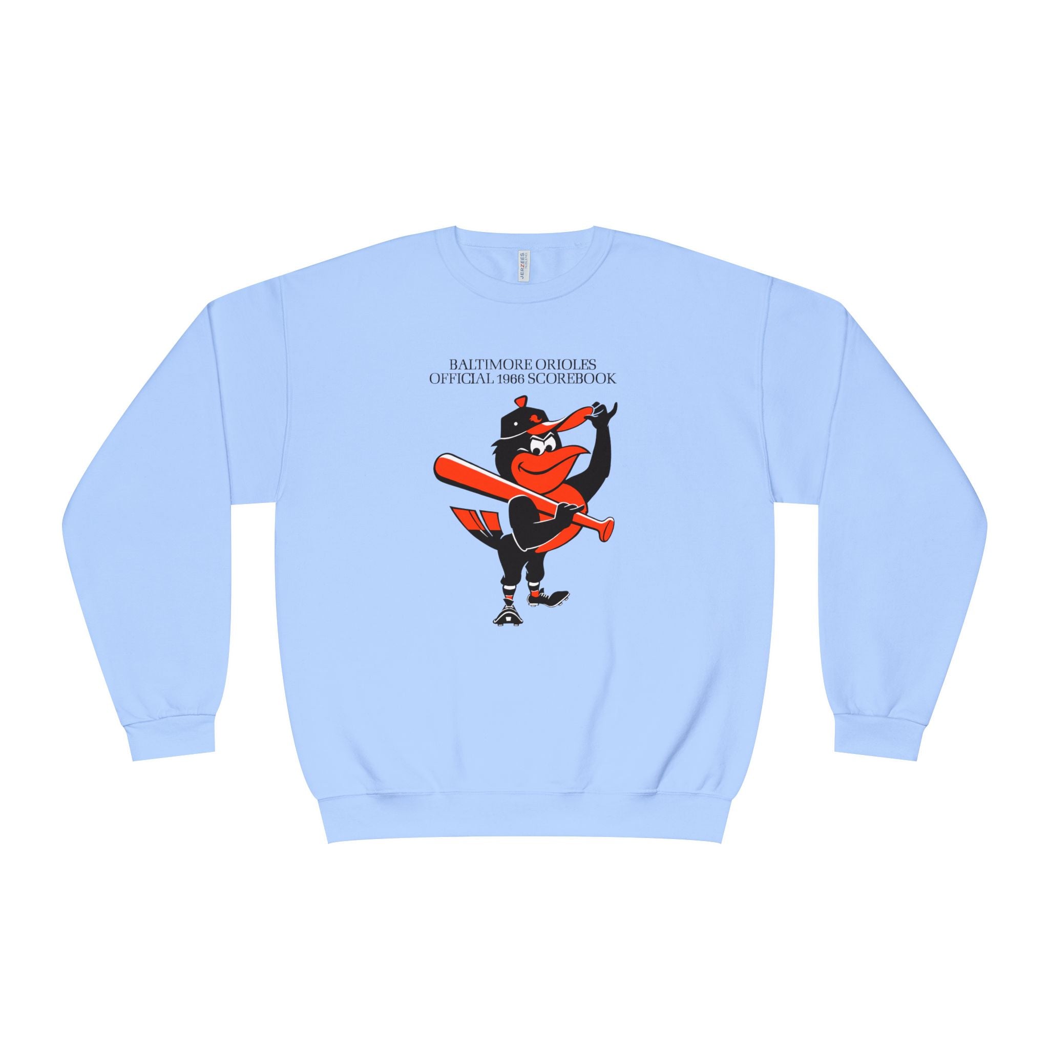 1966 Baltimore Orioles Baseball Scorecard - NuBlend® Crewneck Sweatshirt