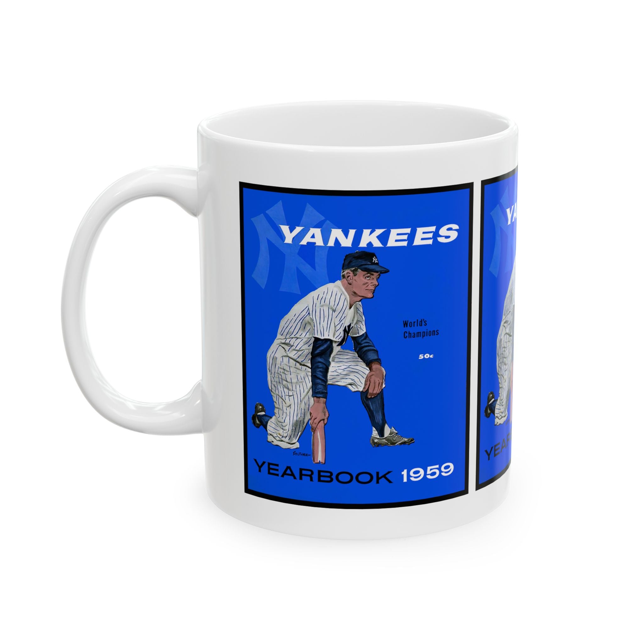 1959 Yankees Vintage Yearbook Ceramic Mug 11oz and 15oz
