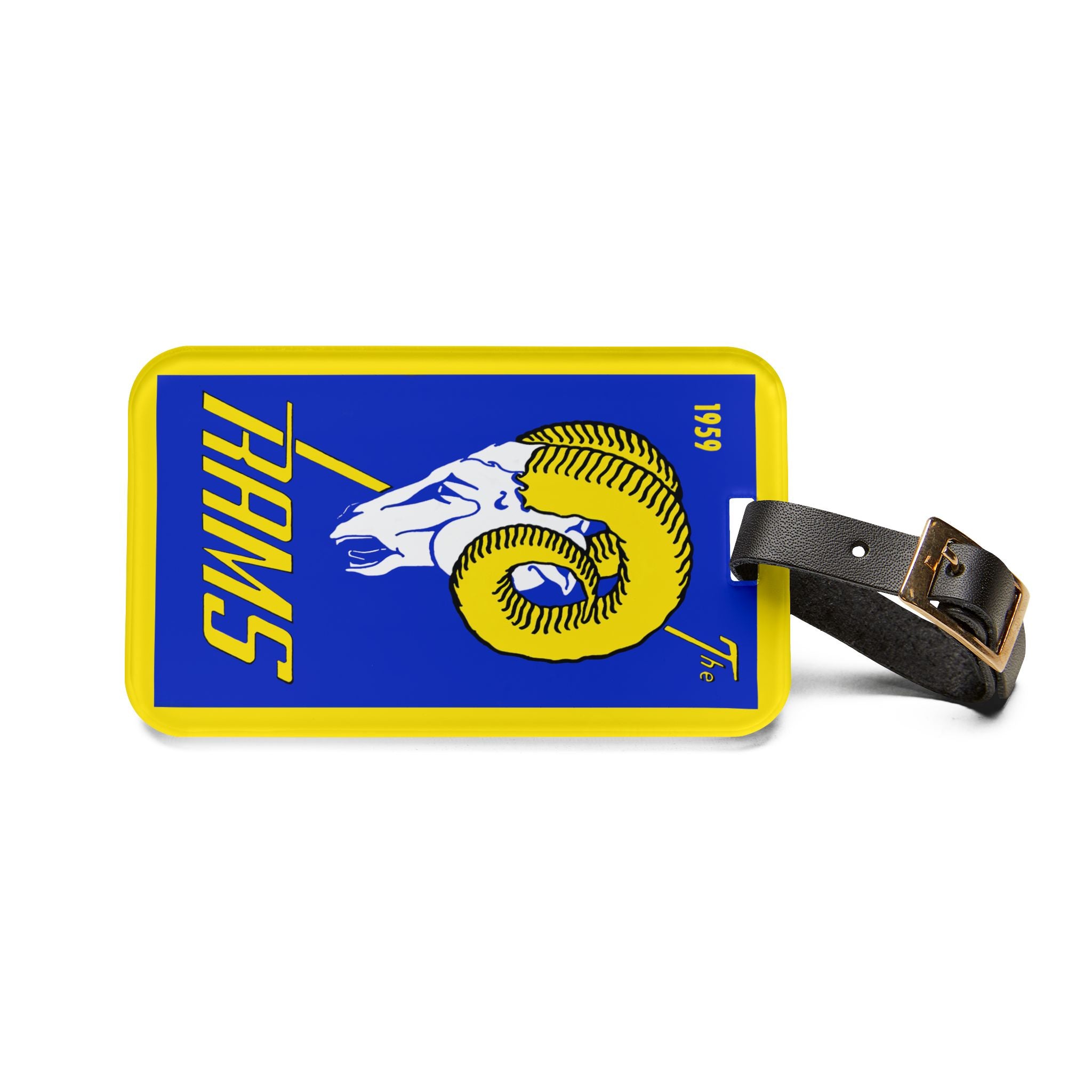 1959 Football Rams Luggage Tag | Vintage Football