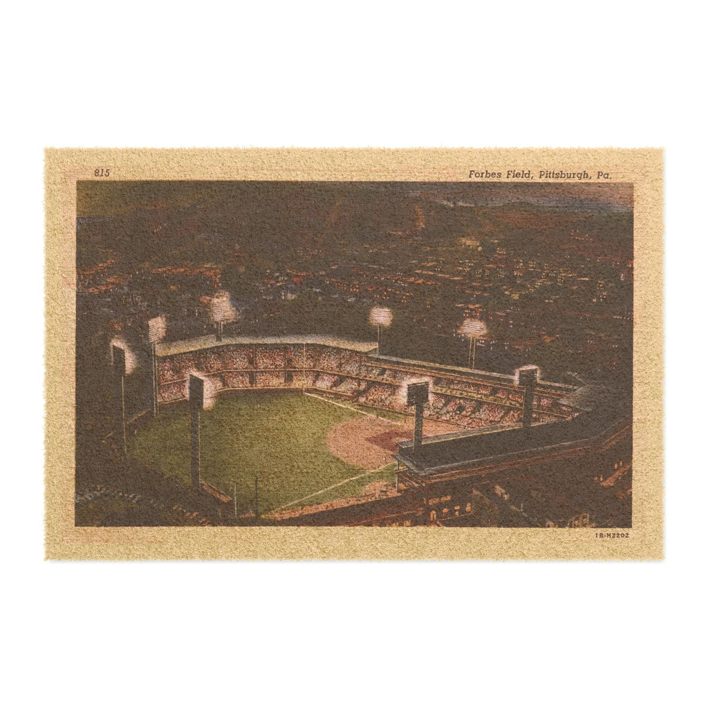 1950 Vintage Pittsburgh Pirates - Forbes Field Postcard - Doormat