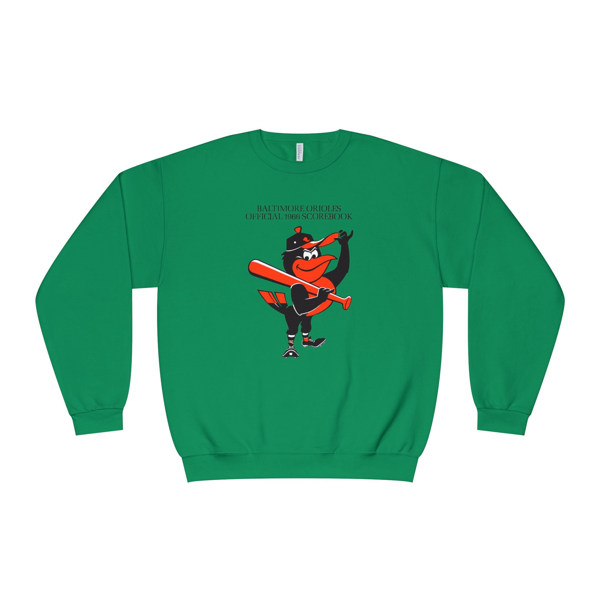 1966 Baltimore Orioles Baseball Scorecard - NuBlend® Crewneck Sweatshirt