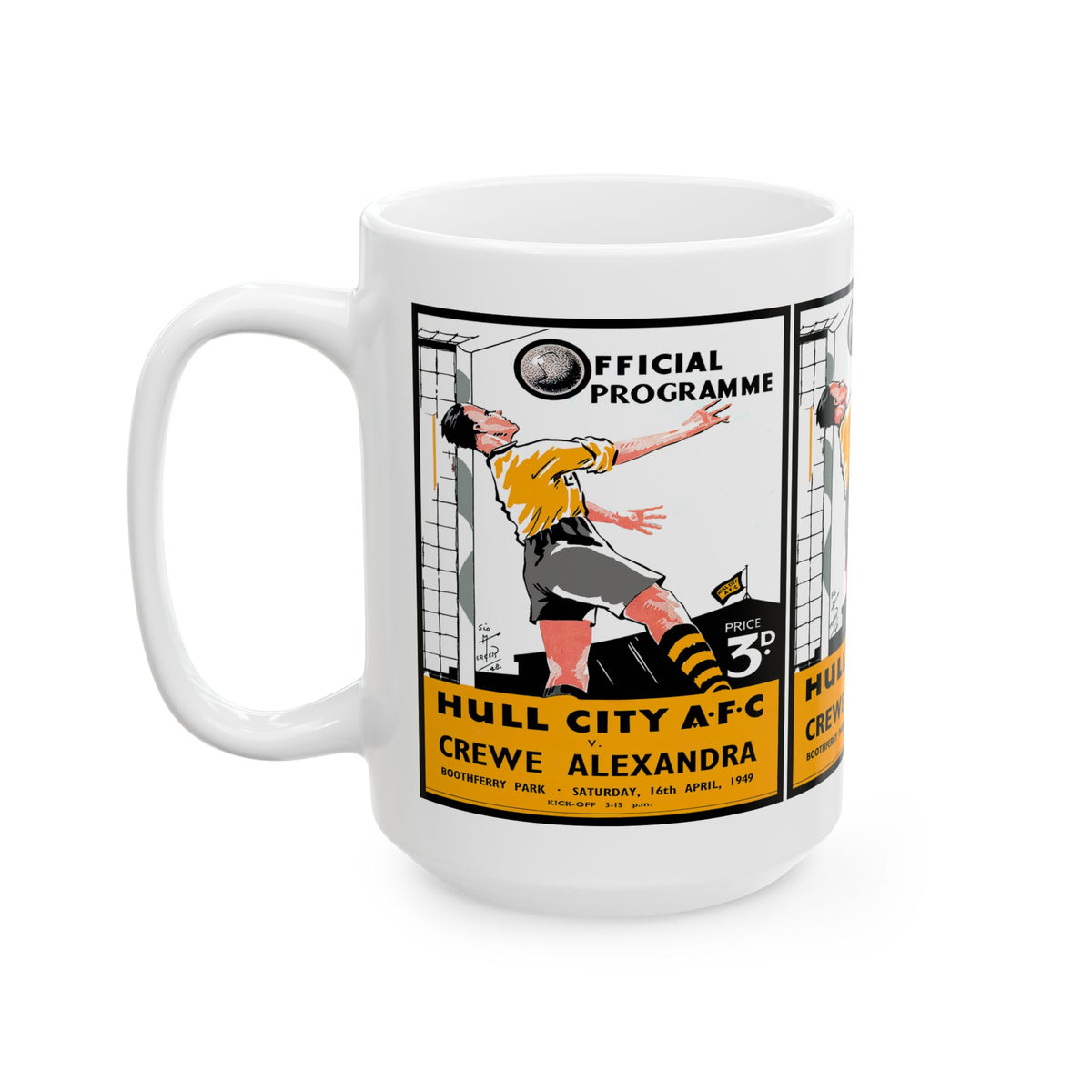 Mug, Vintage Football Fan Gift, Soccer Club Memorabilia, Sports Team Drinkware, Hull City FC Enthusiast Present, Retro English Football