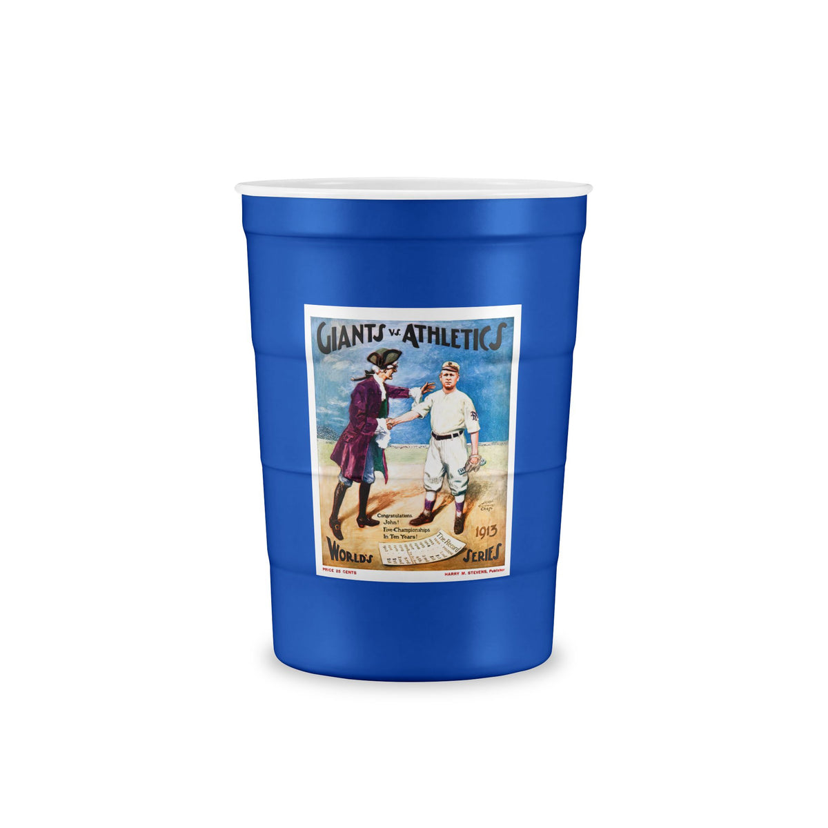 1913 Baseball World Series Giants - Athletics - Recyclable Steel Cup