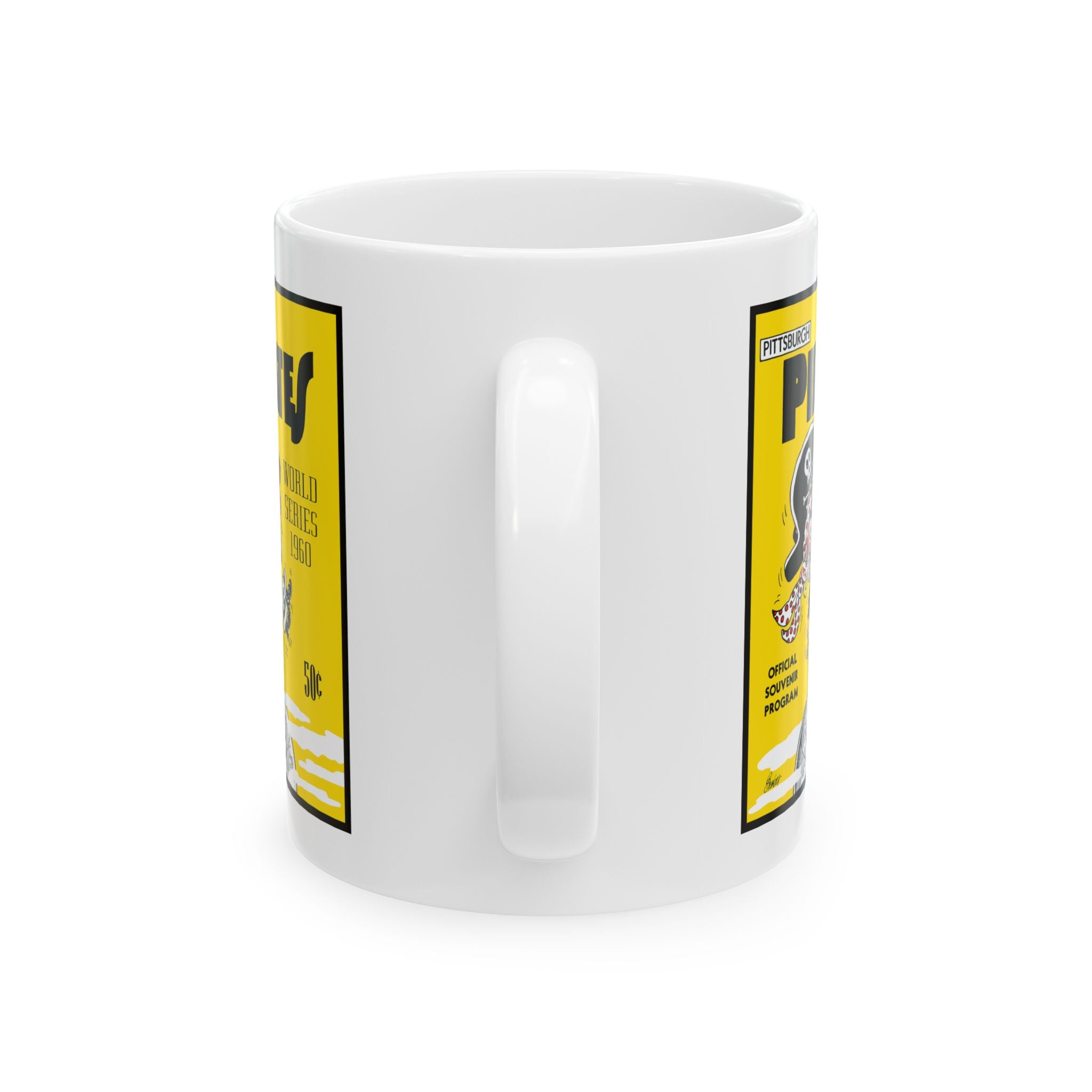 Baseball World Series Pittsburgh Pirates Ceramic Mug, Sports Fan Gift, Baseball Lover Mug, Gift for Sports Enthusiast, Vintage Baseball Mug