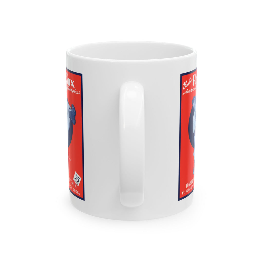 1946 Boston Red Sox Vintage Baseball Program Cover Ceramic Mug — 11/15oz