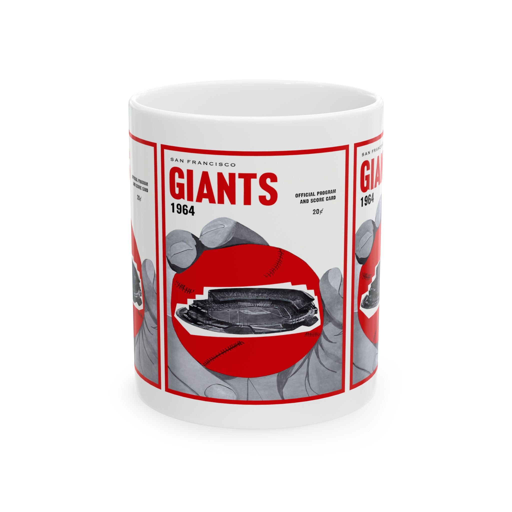 Vintage San Francisco Giants Ceramic Mug, Candlestick Park, Baseball Fan Gift, Sports Fan Coffee Cup, Giants Memorabilia, Baseball Collector