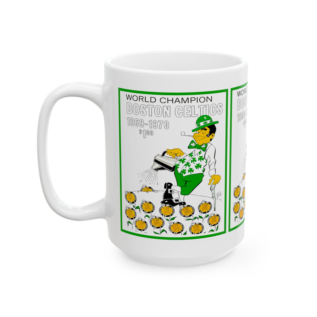 1969-1970 Boston Celtics World Champion Ceramic Mug — Vintage Coffee Cup (11oz/15oz)