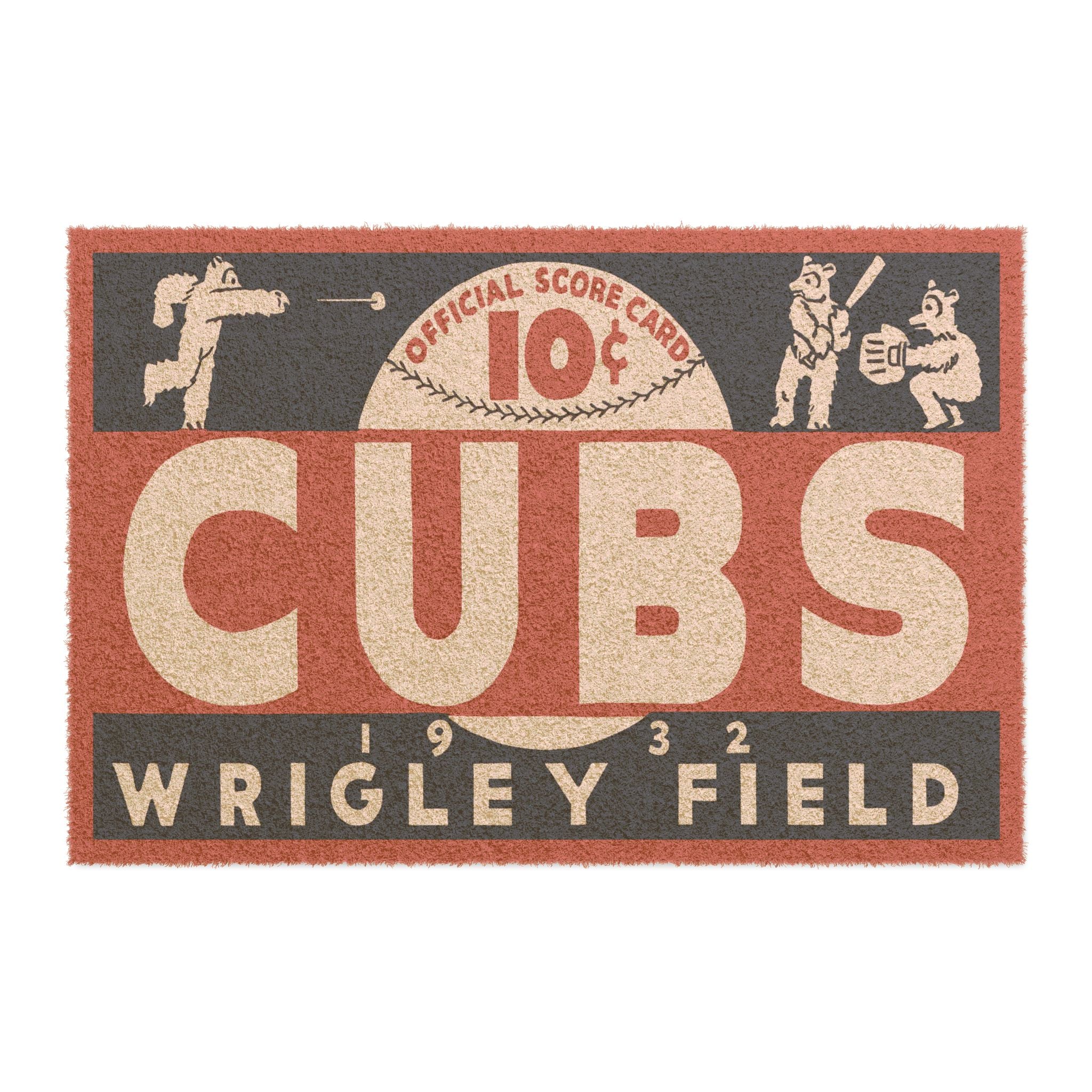 1932 Chicago Baseball Doormat — Vintage Baseball