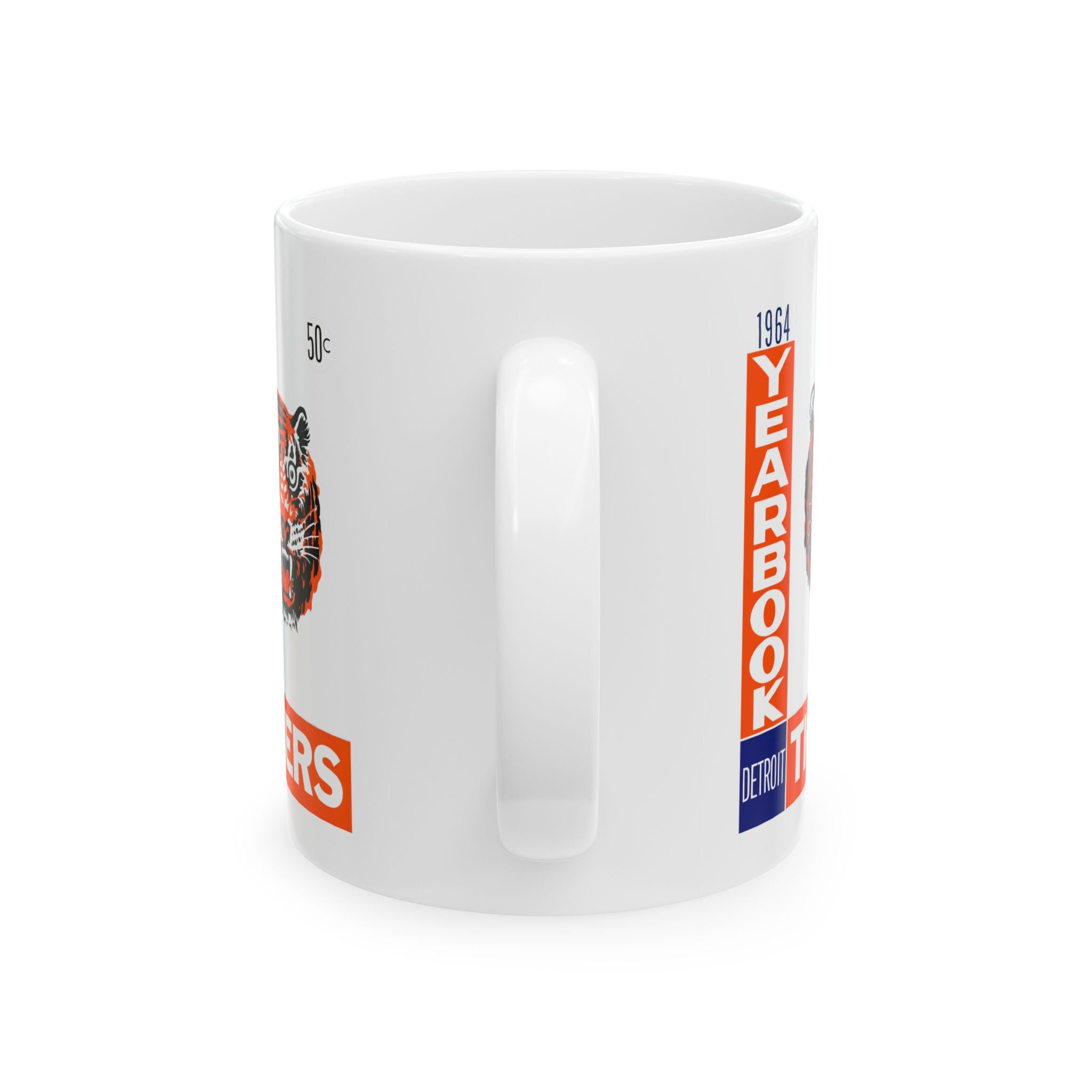 1964 Vintage Detroit Tigers Baseball Yearbook Cover  - Ceramic Mug, 11oz