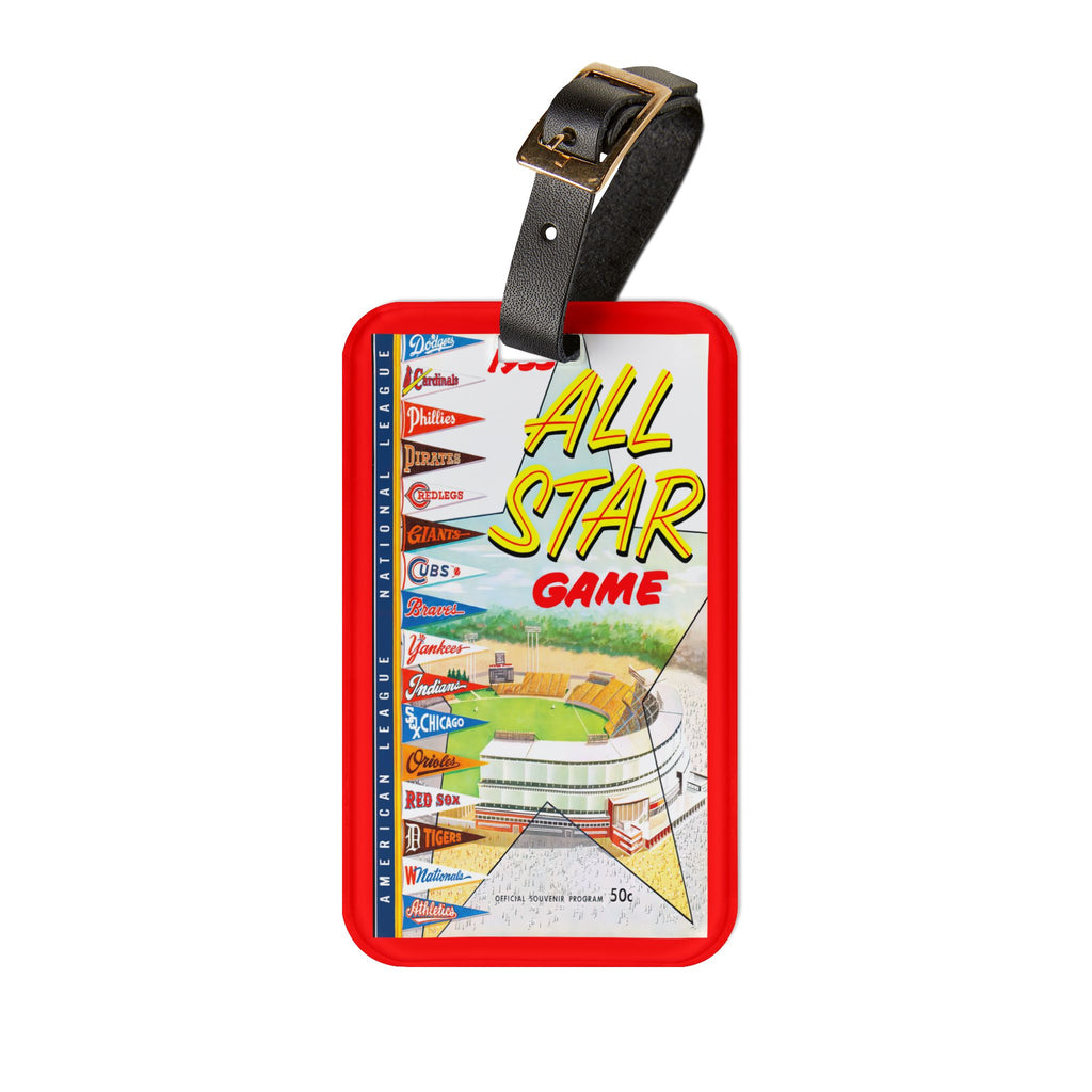 1955 Baseball All-Star Game Milwaukee Luggage Tag | Sports Travel ID