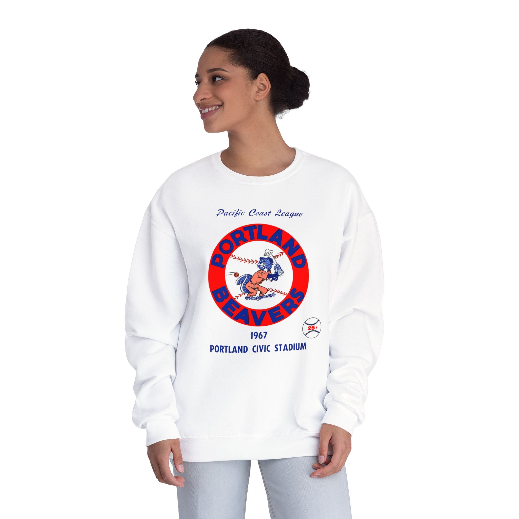 1967 Vintage Portland Beavers - Pacific Coast League Baseball - Unisex NuBlend® Crewneck Sweatshirt