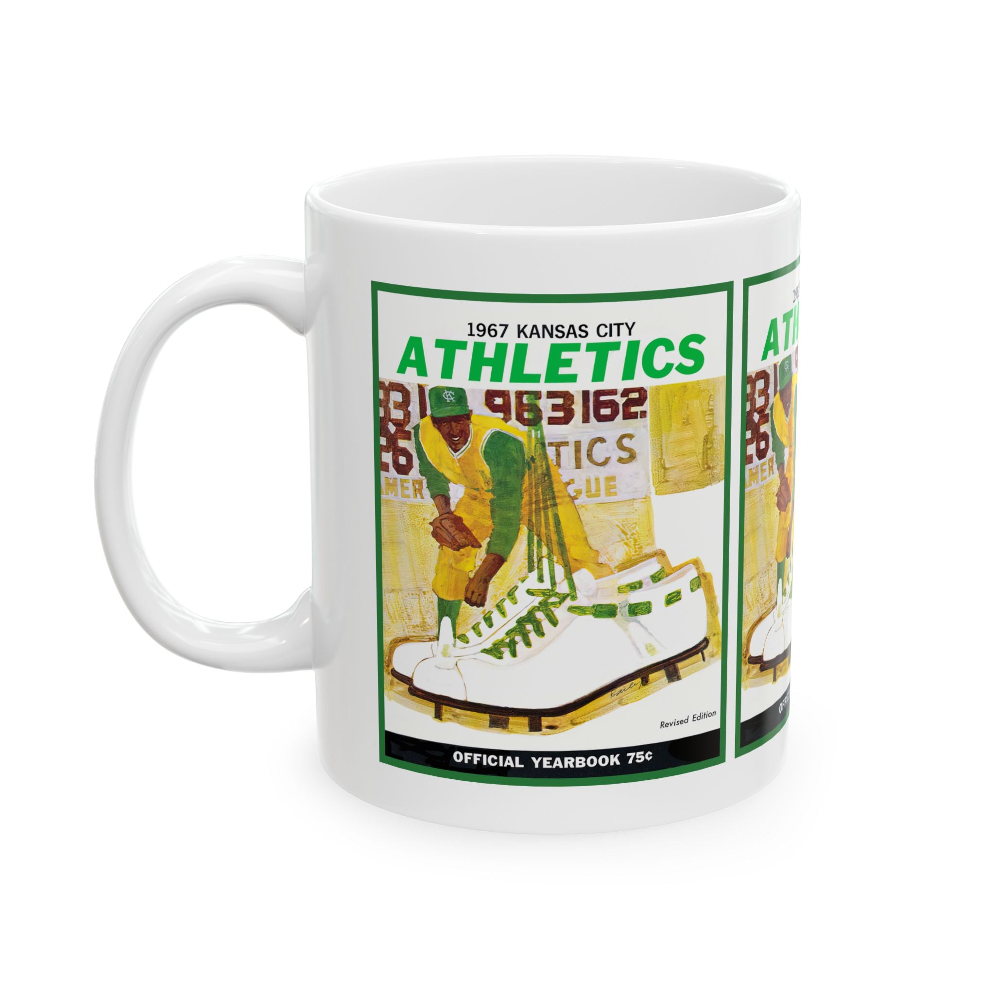 1967 Kansas City Athletics Baseball Mug | Retro Vintage Coffee Cup 11 oz and 15 oz