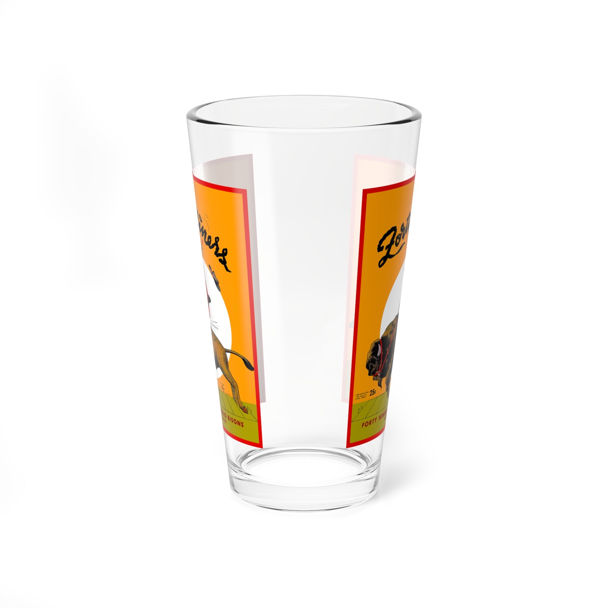 1946 San Francisco vs Buffalo Football Mixing Glass, 16oz