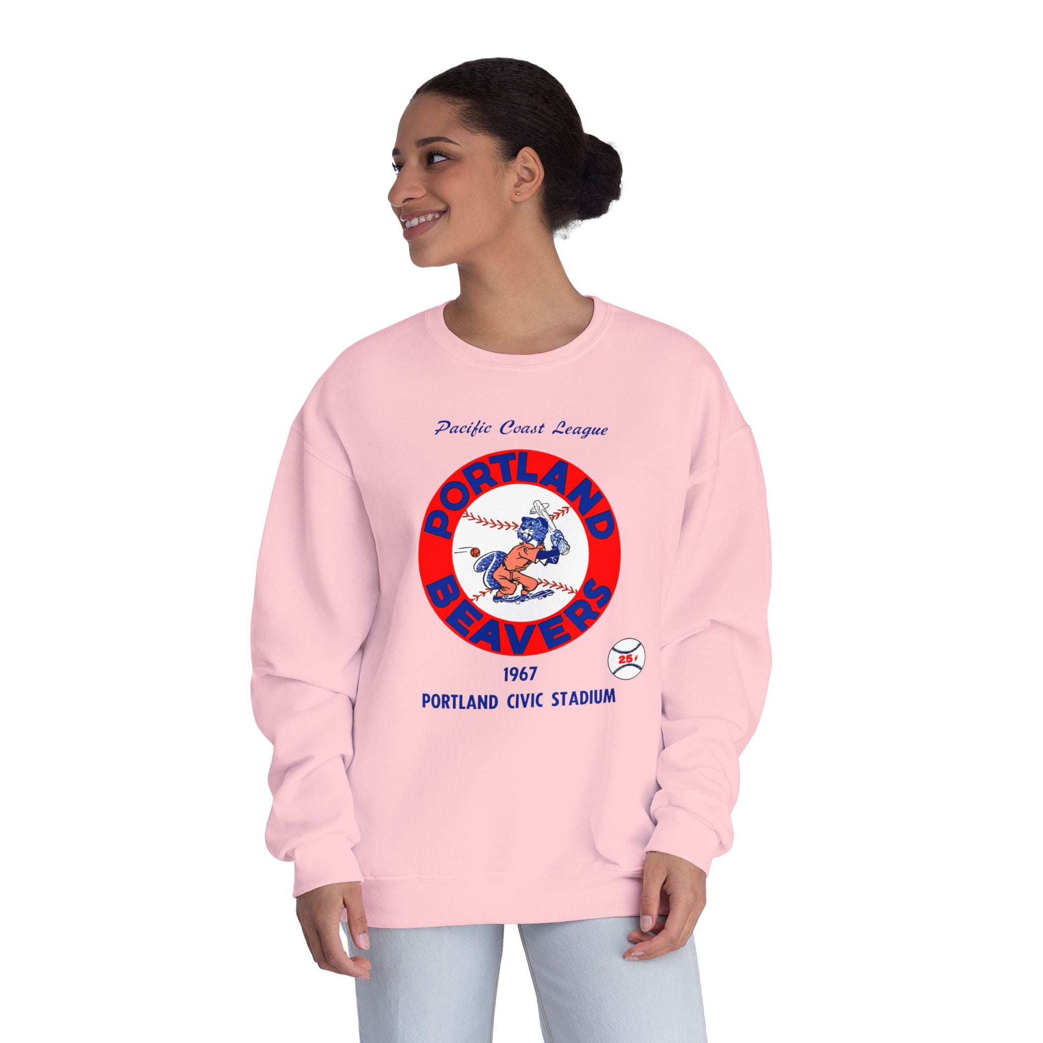 1967 Vintage Portland Beavers - Pacific Coast League Baseball - Unisex NuBlend® Crewneck Sweatshirt