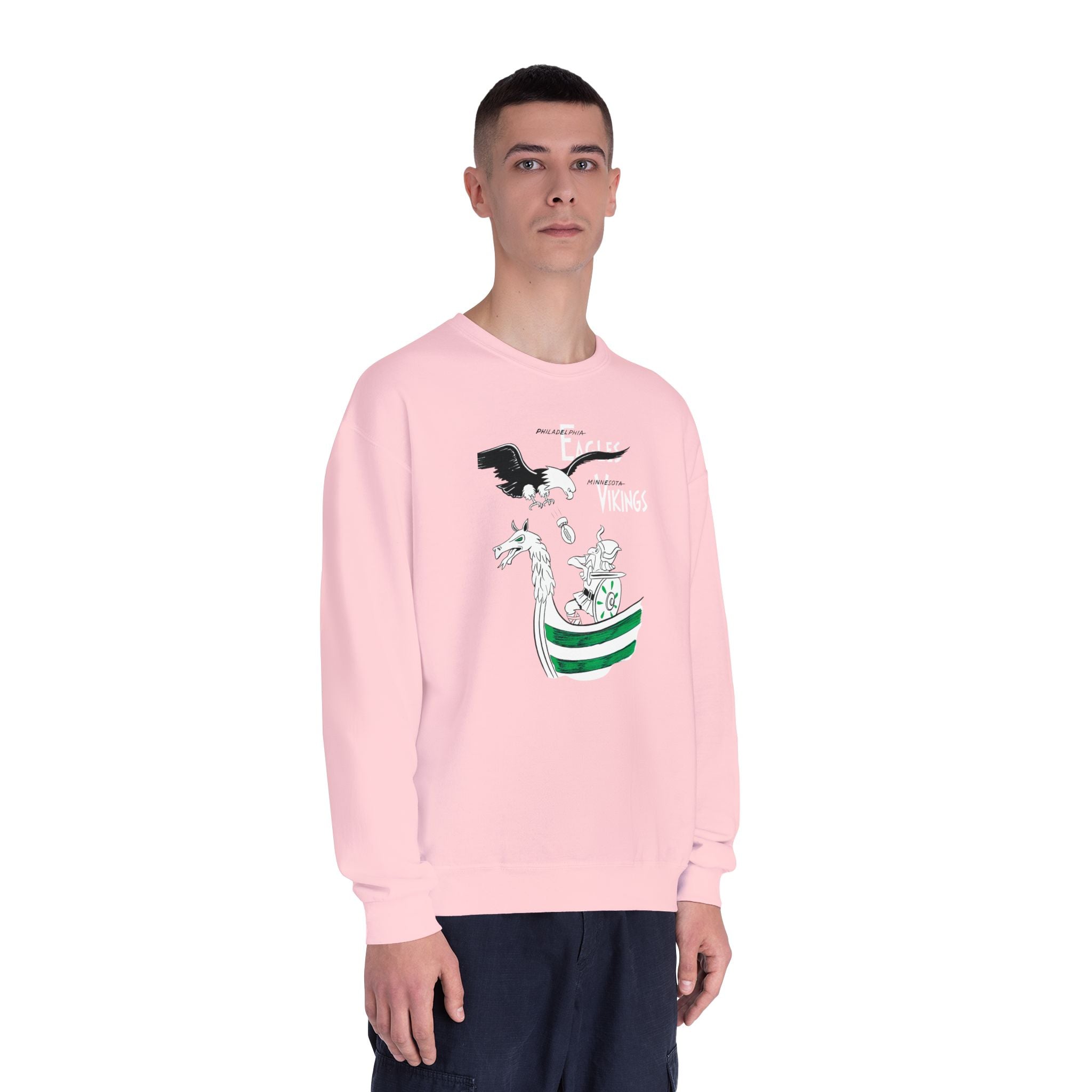 1963 Philadelphia Eagles - Minnesota Vikings Football - NuBlend® Crewneck Sweatshirt