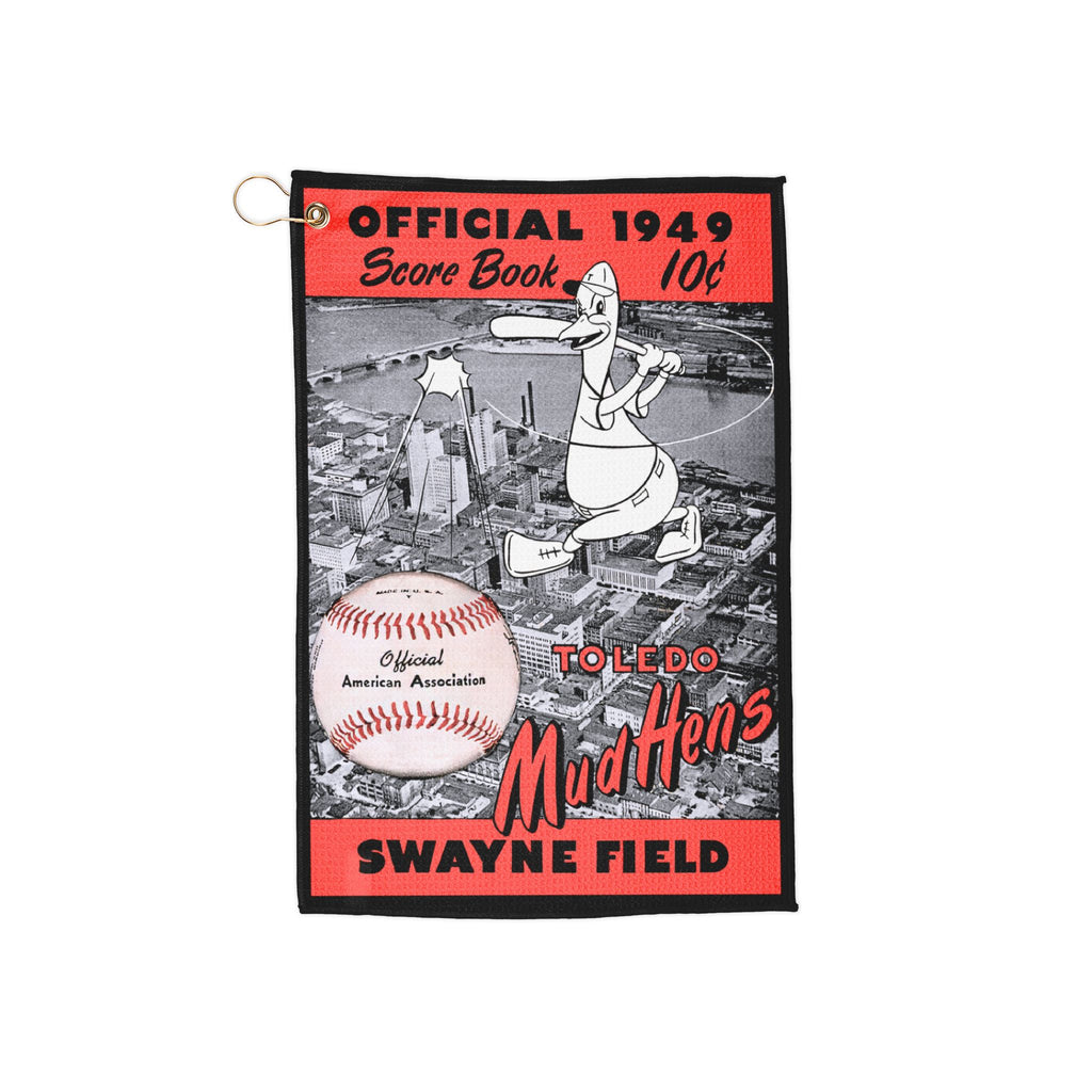 1949 Toledo Mudhens Baseball Golf Towel