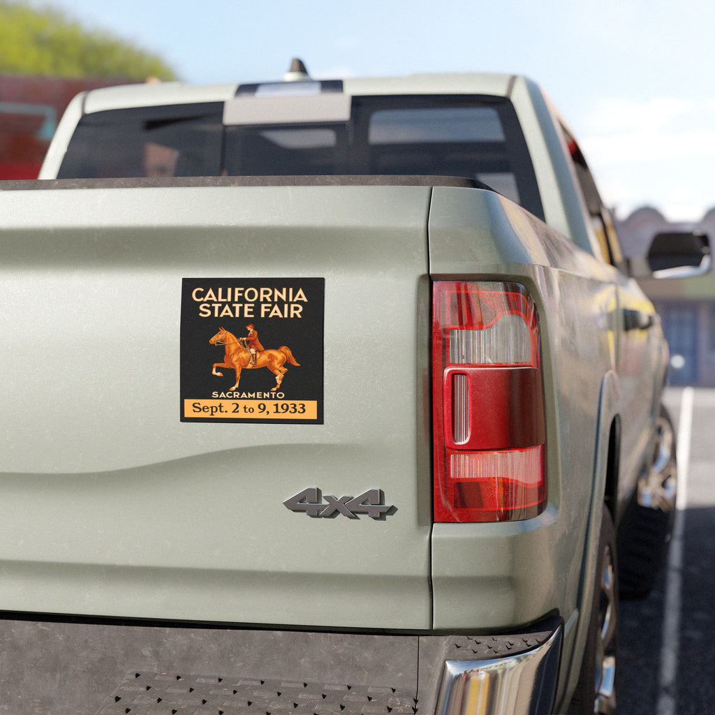 California State Fair 1933 Sacramento Horse Show Car Magnet