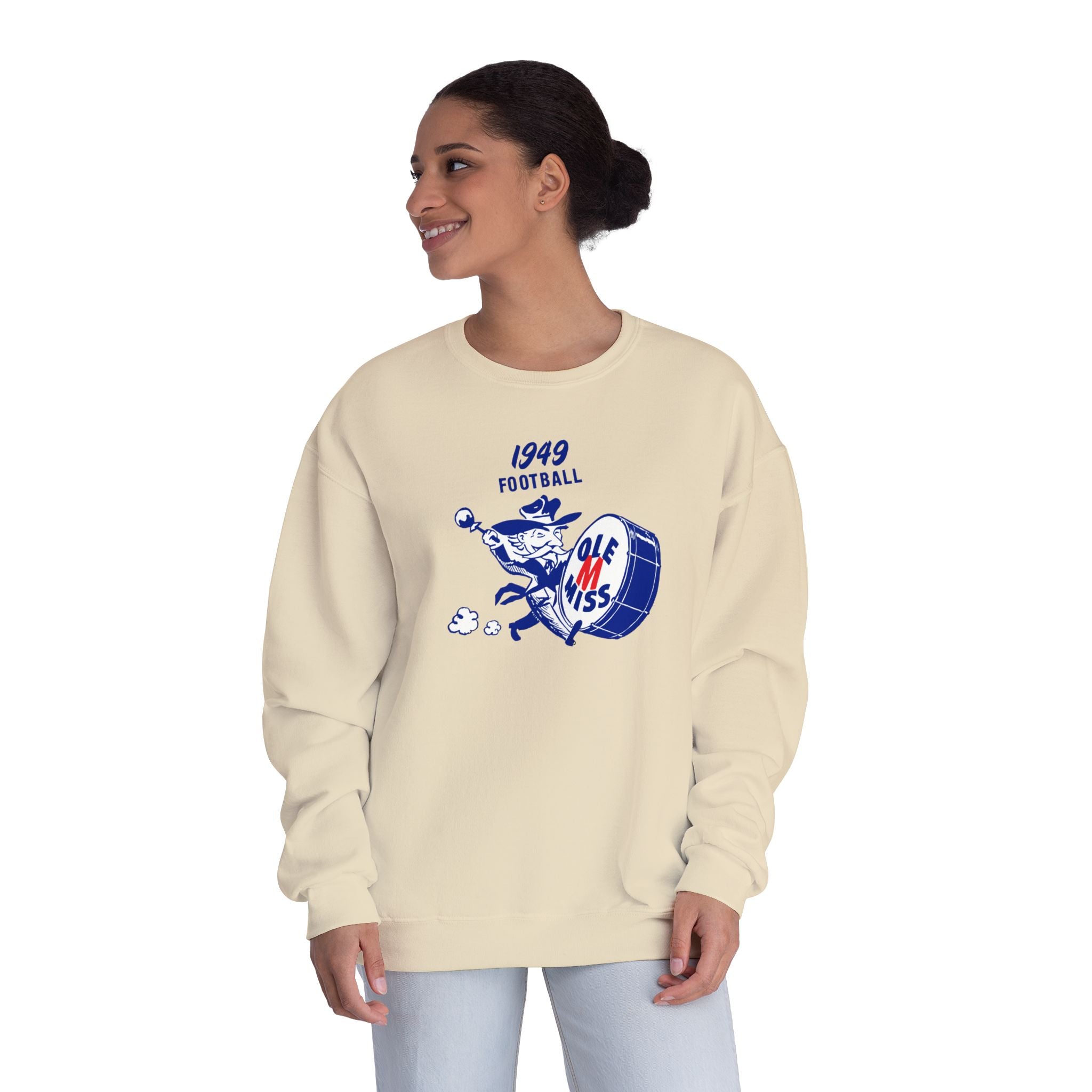 1949 Ole Miss Football - NuBlend® Crewneck Sweatshirt