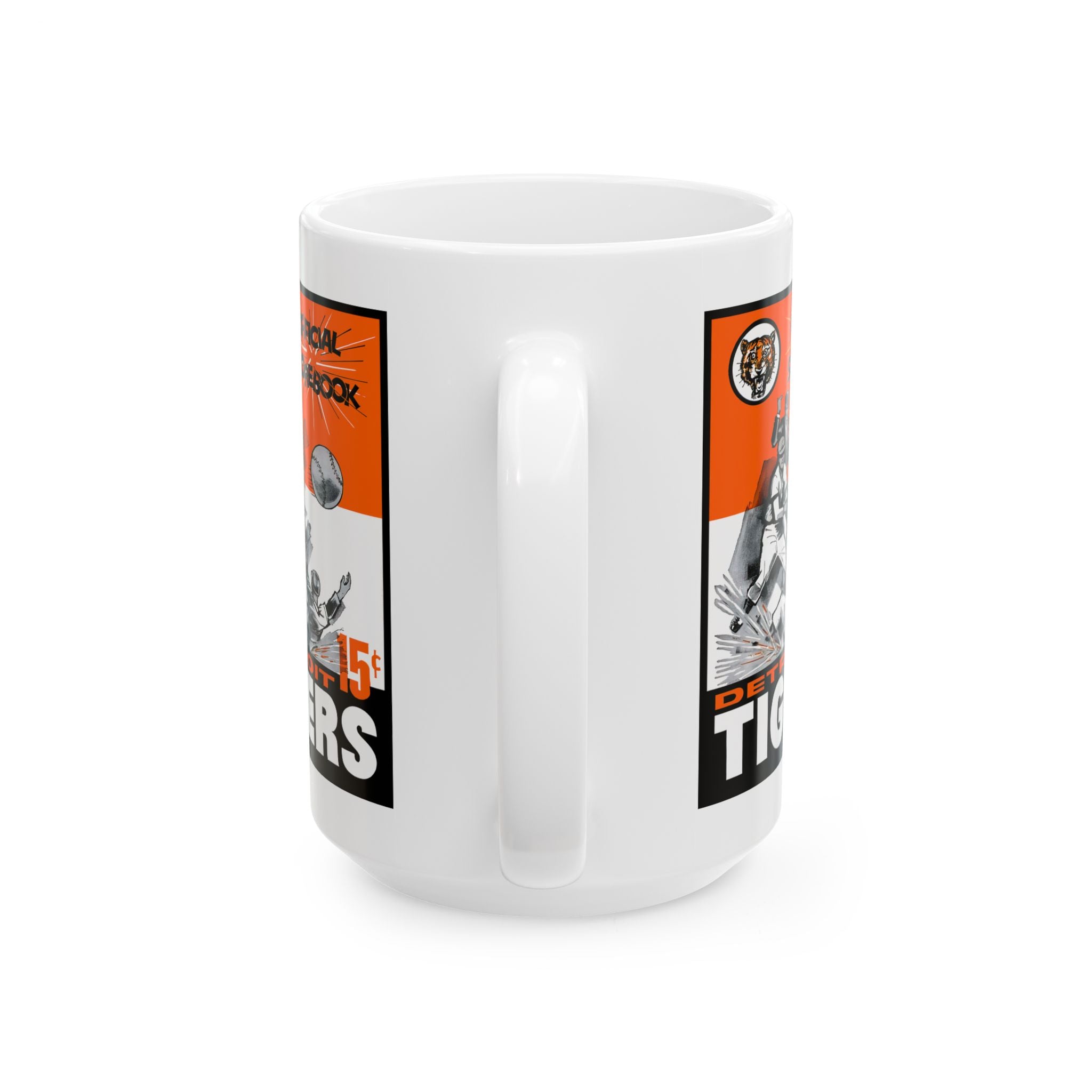 1962 Detroit Baseball Mug | Vintage Baseball Ceramic Coffee Cup 11oz and 15oz