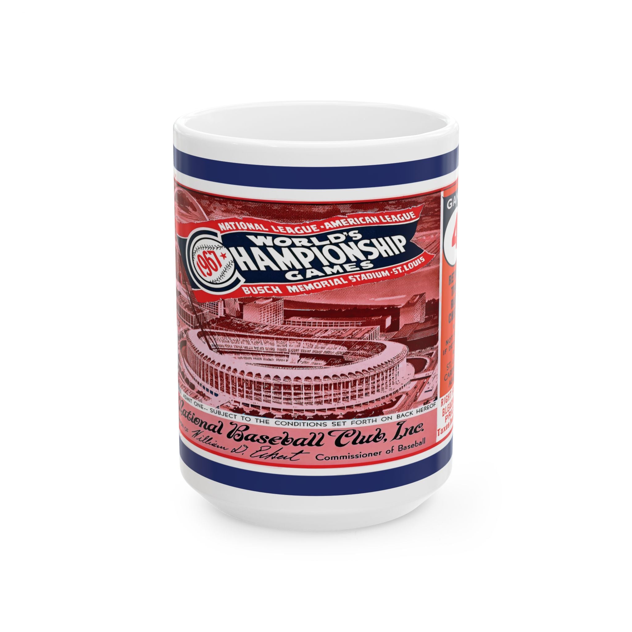 1967 Baseball World Series St Louis Mug | Ceramic Coffee Cup 11oz 15oz