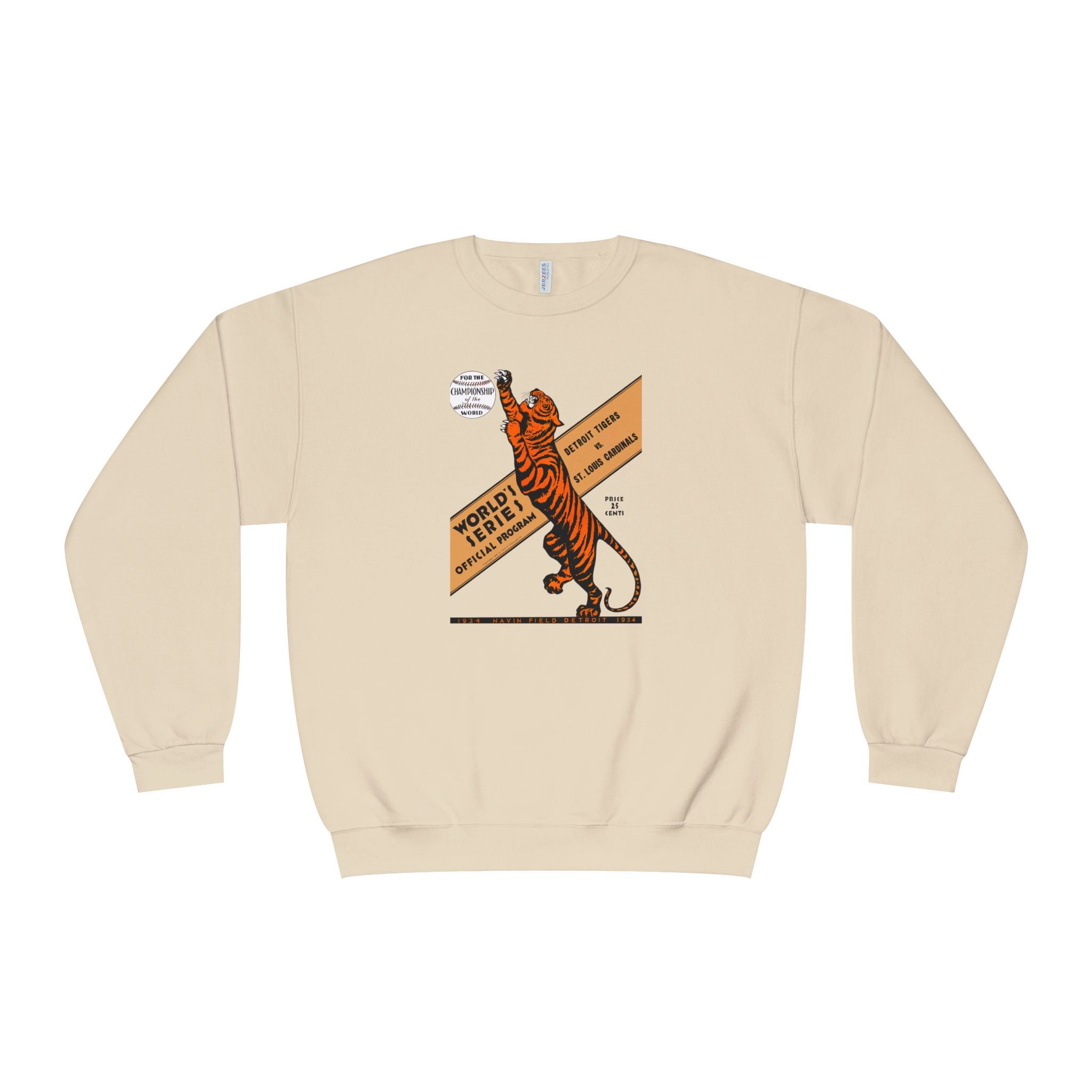 1934 Vintage Cardinals - Tigers Baseball World Series -  NuBlend® Crewneck Sweatshirt