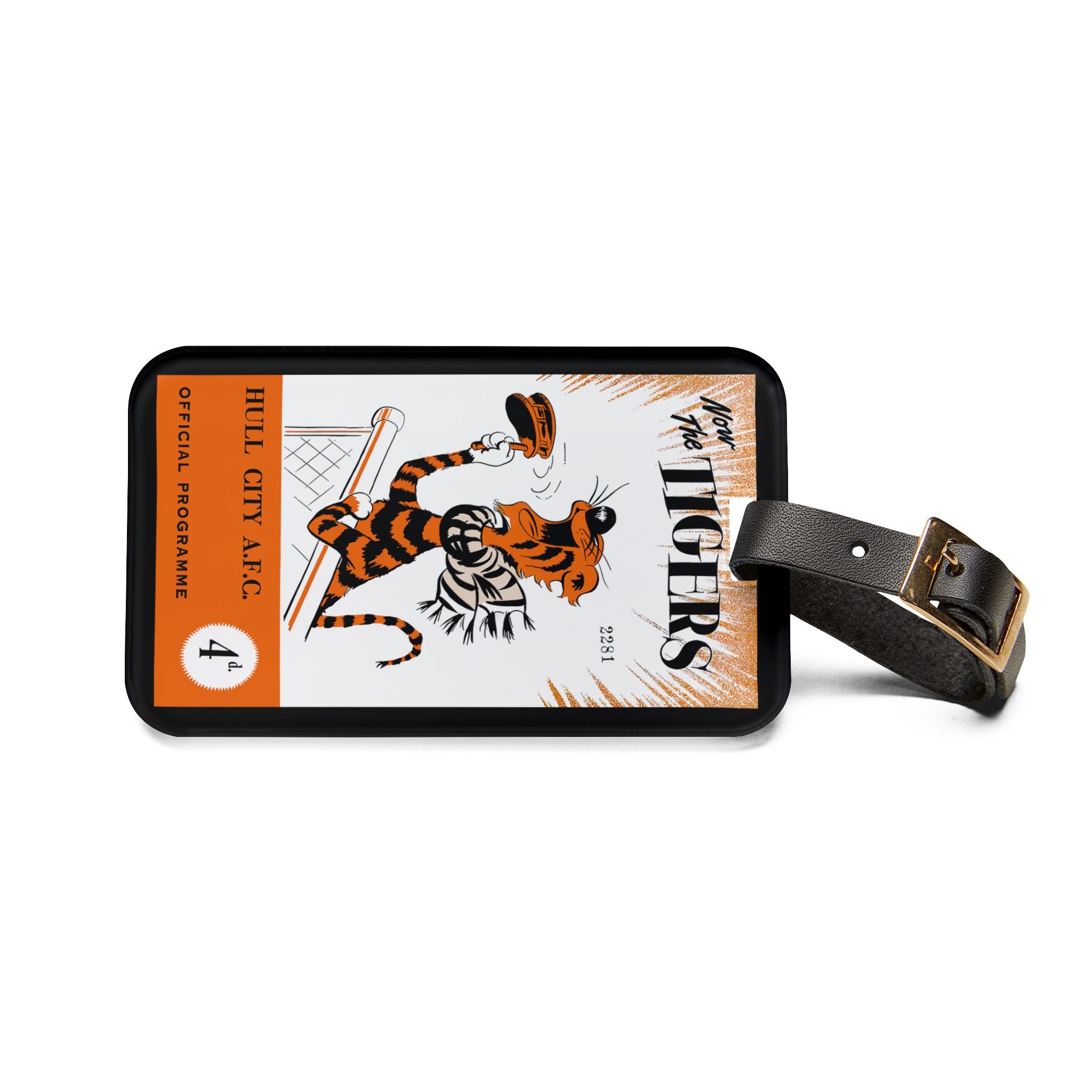 1956 Hull City AFC Football Luggage Tag | Retro Football