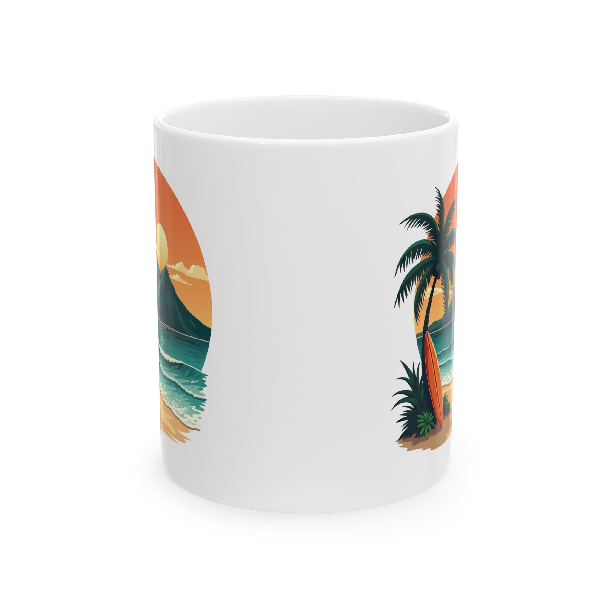 Mug - Retro Hawaii Ceramic Mug (11oz, 15oz)