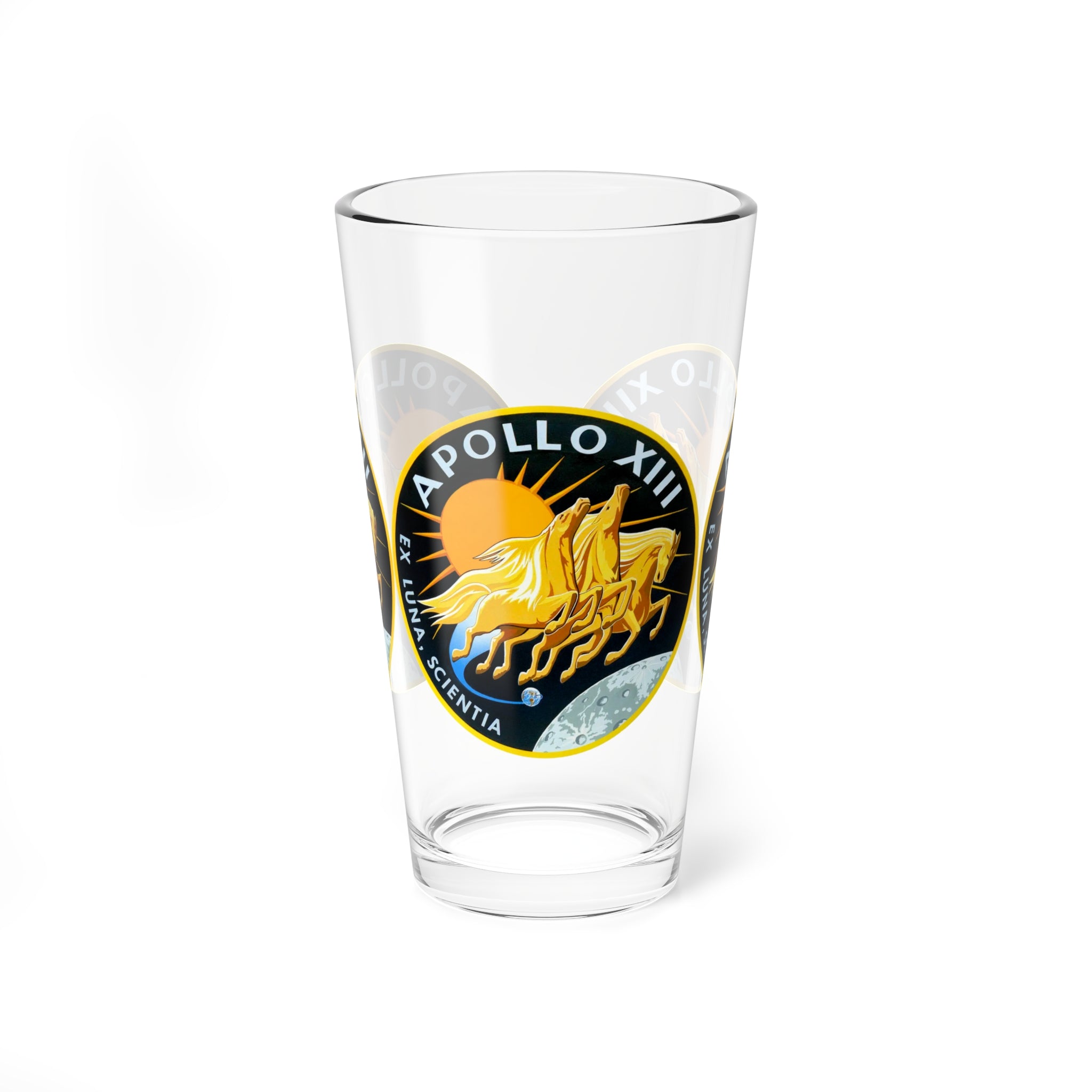NASA Apollo 13 - Flight Patch -  Pint Glass, 16oz