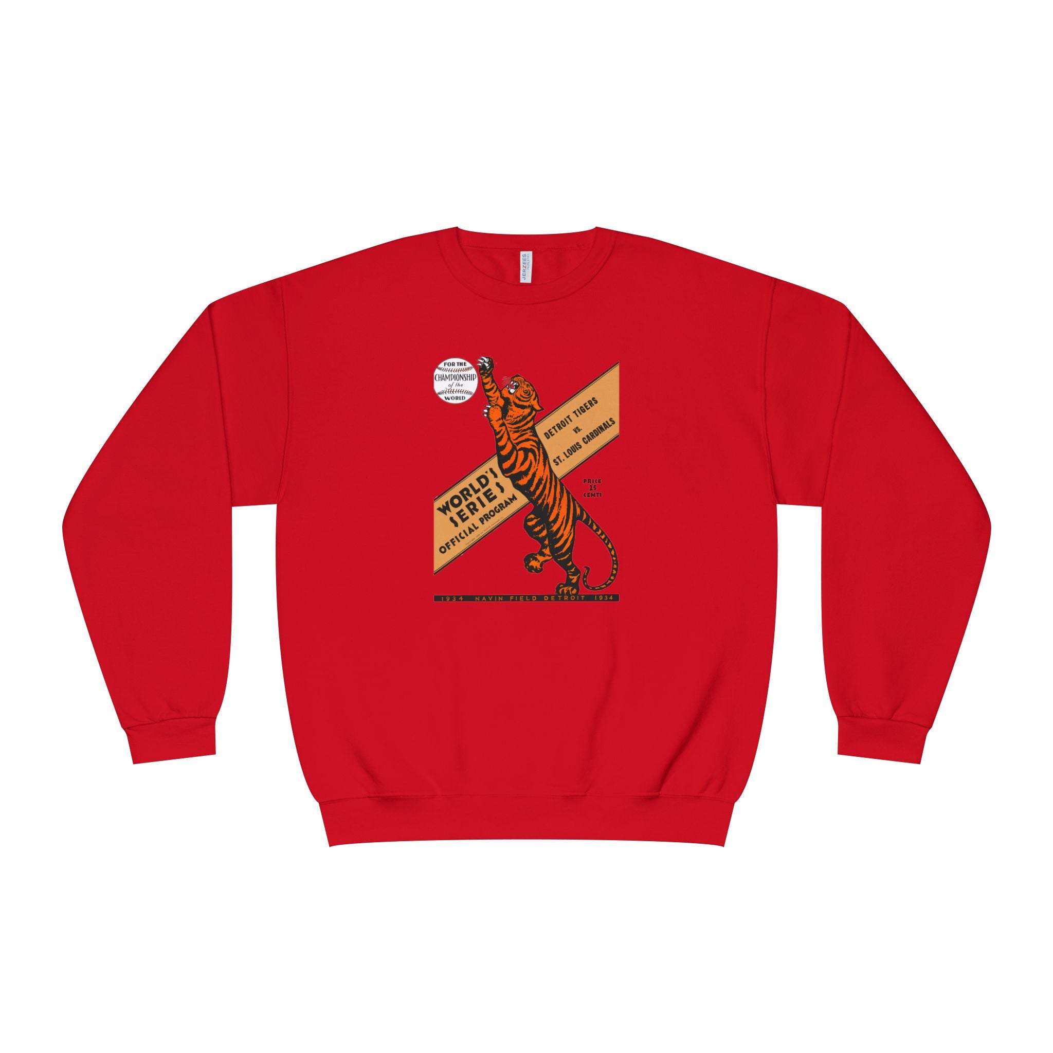 1934 Vintage Cardinals - Tigers Baseball World Series -  NuBlend® Crewneck Sweatshirt