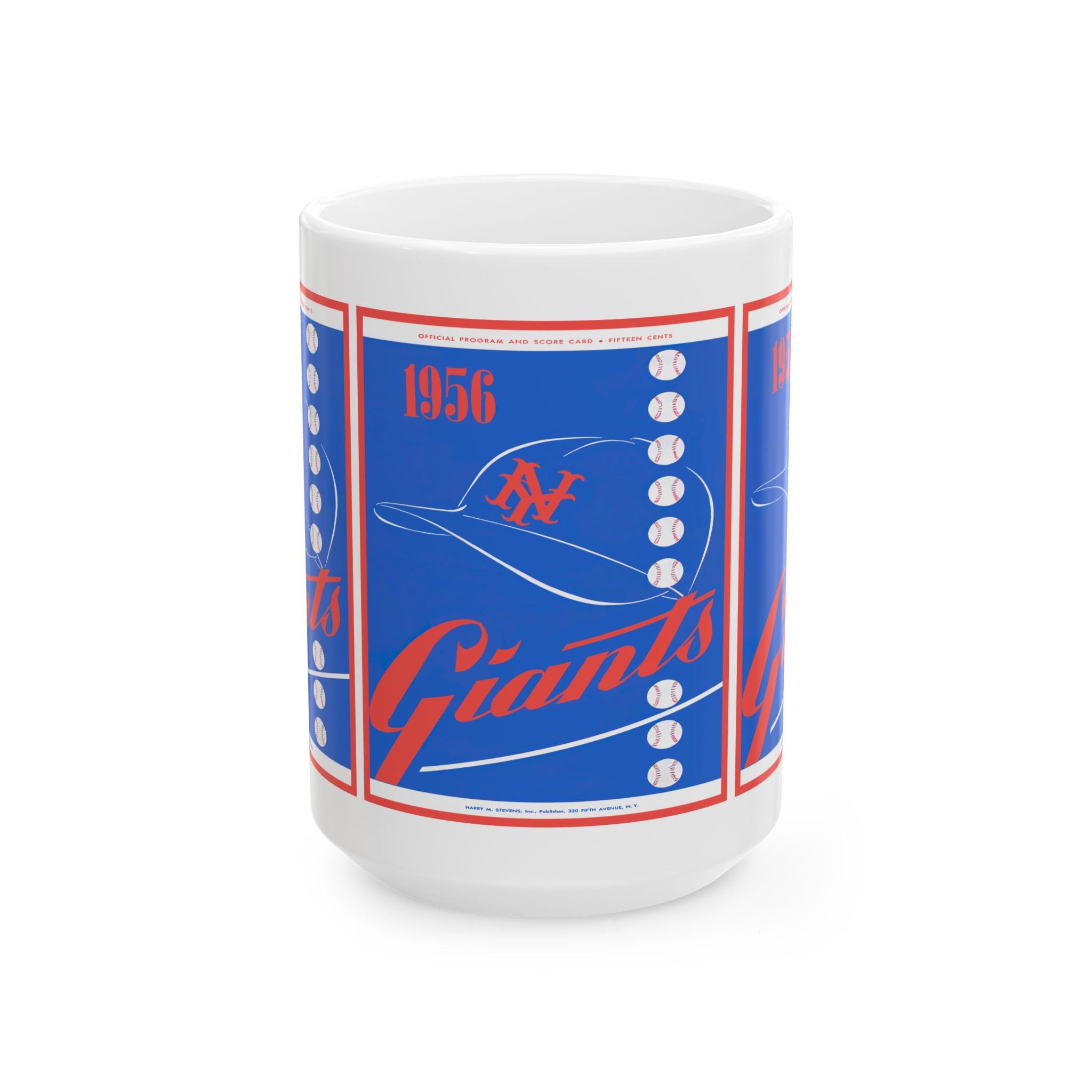1956 New York Giants Baseball Ceramic Mug (11oz, 15oz)