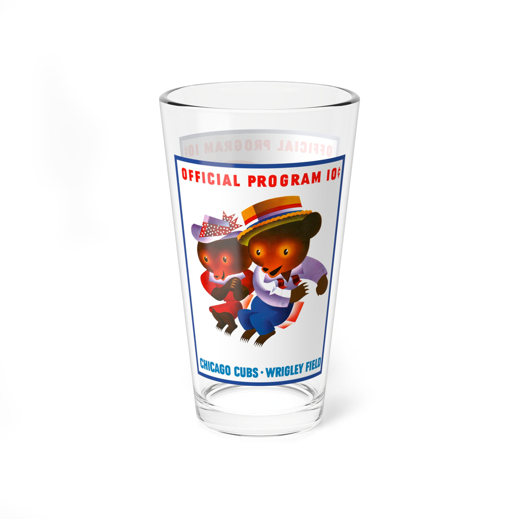 1961 Vintage Baseball Cubs Wrigley Field 16oz Mixing Glass