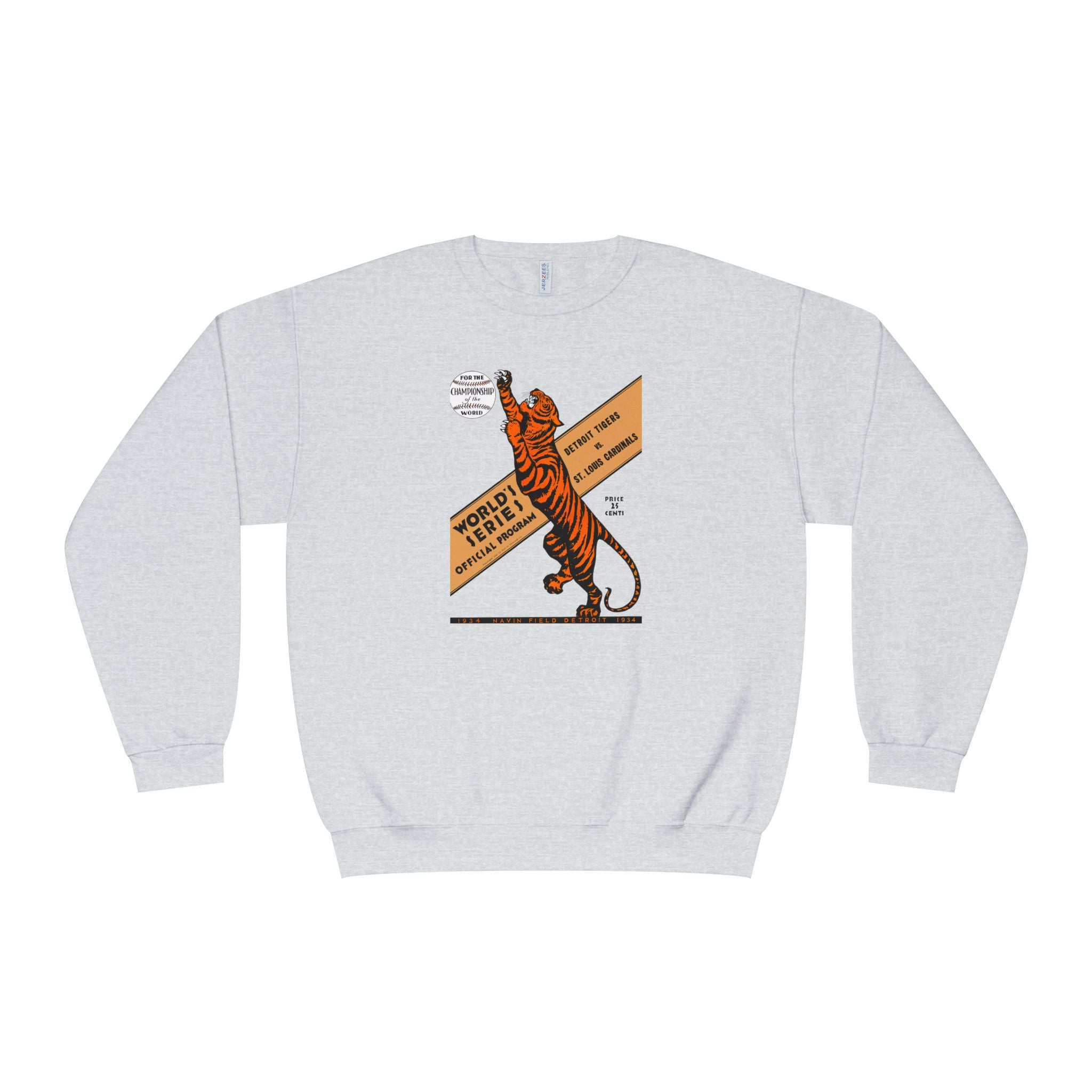 1934 Vintage Cardinals - Tigers Baseball World Series -  NuBlend® Crewneck Sweatshirt