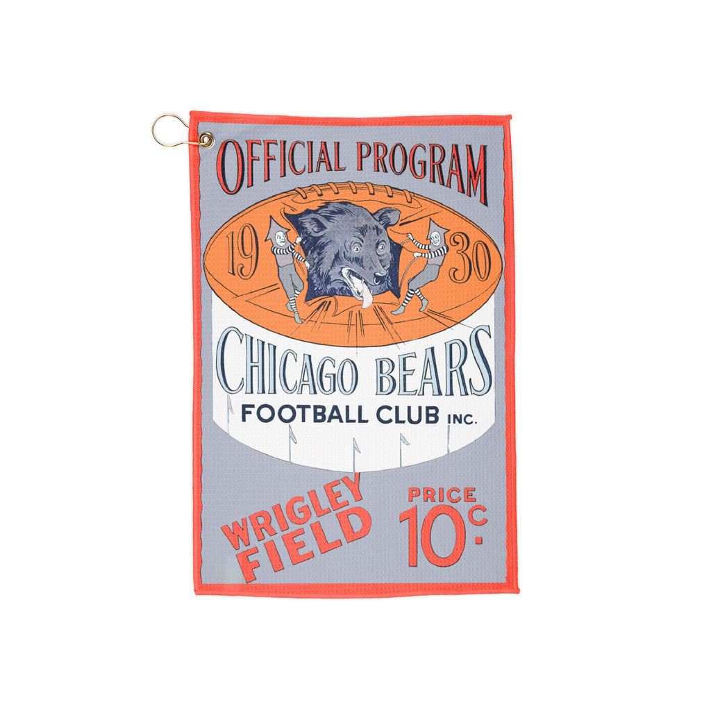 1930 Chicago Football Vintage Graphic Golf Towel
