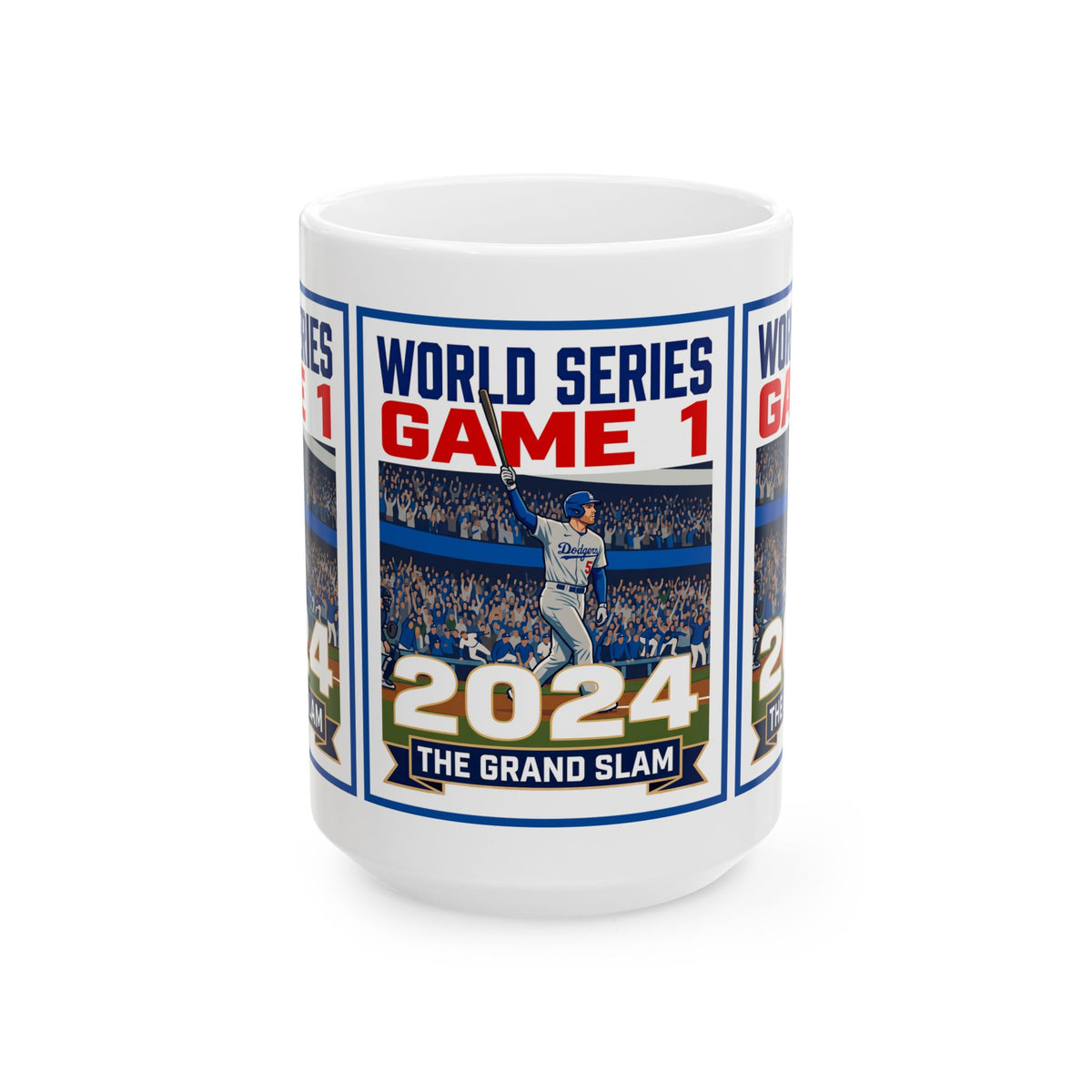 2024 World Series Game 1 - Ceramic Mug — 'The Grand Slam' Dodger Baseball Coffee Cup